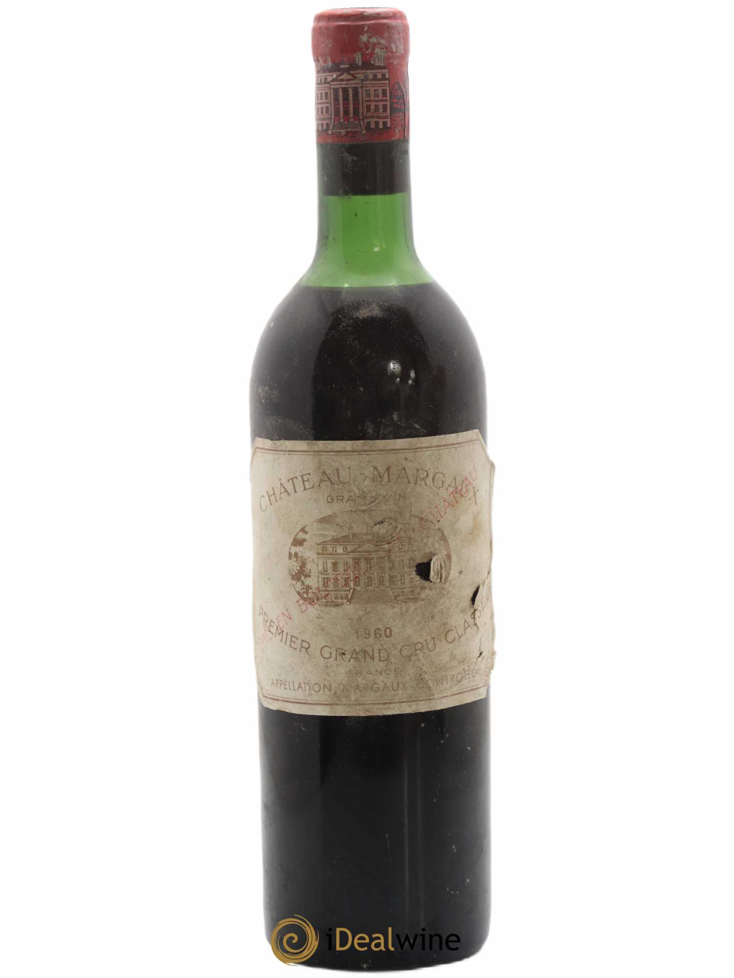 Château Margaux 1er Grand Cru Classé 1960 - Lot de 1 bouteille - 0
