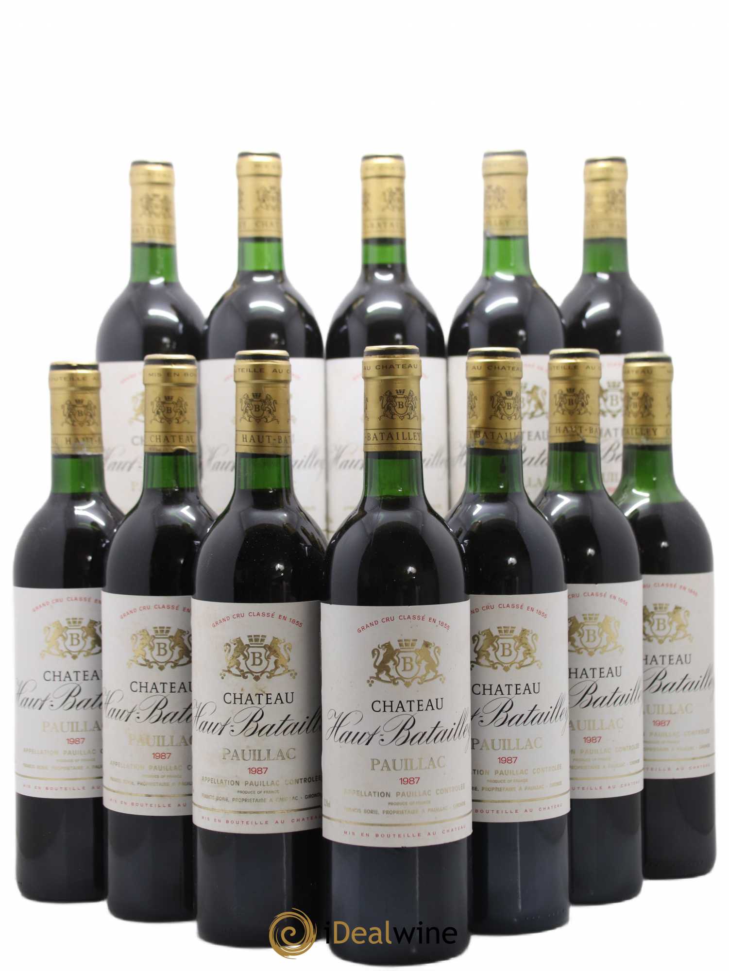 Château Haut Batailley 5ème Grand Cru Classé 1987 - Lot de 12 bouteilles - 0