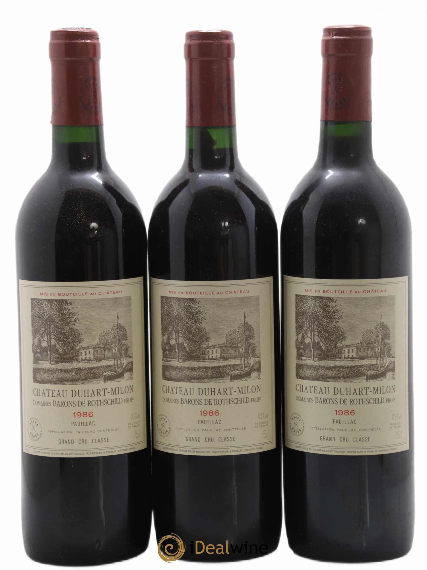 Château Duhart-Milon 4ème Grand Cru Classé 1986 - Lot de 12 bouteilles - 2
