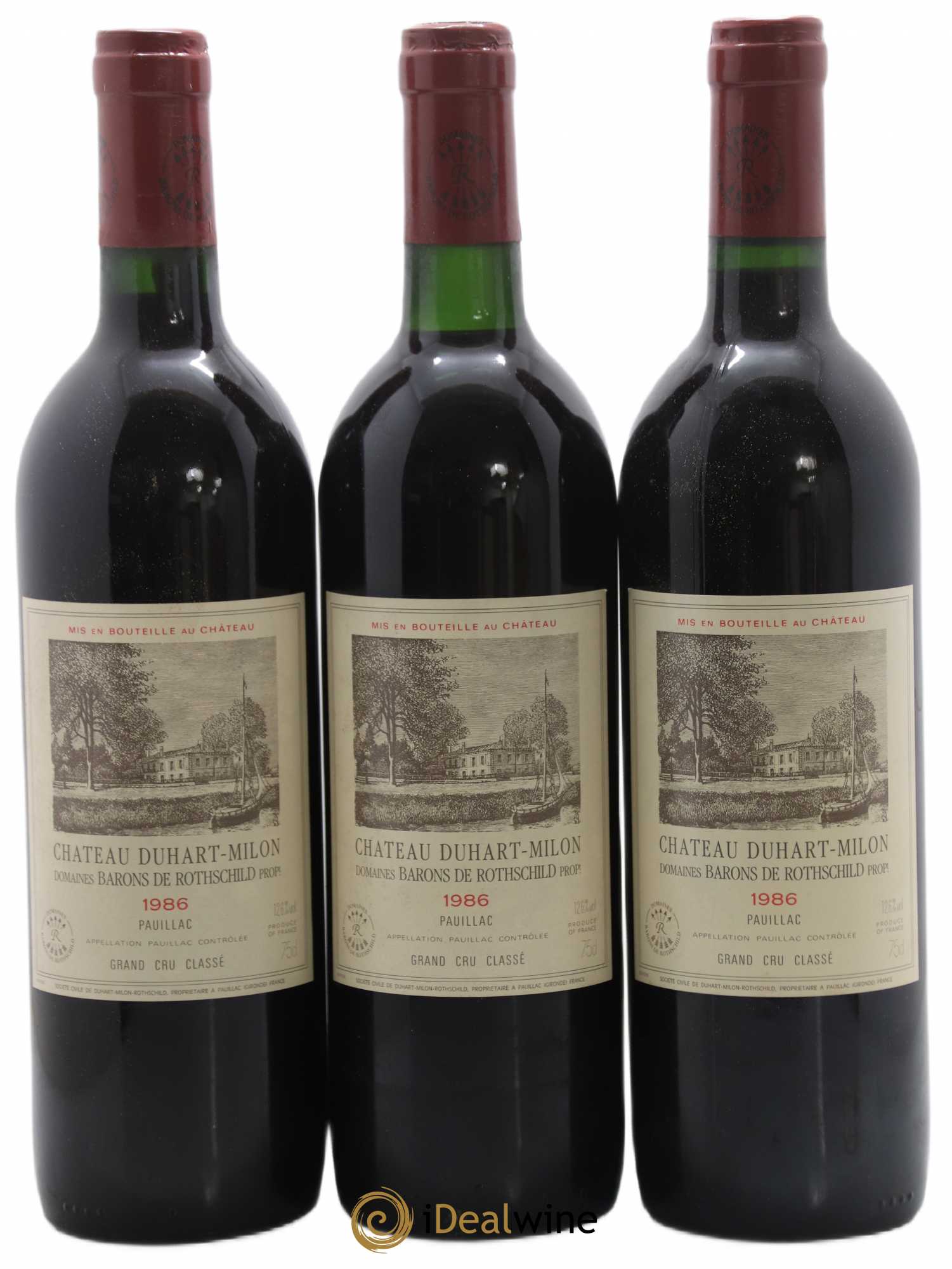 Château Duhart-Milon 4ème Grand Cru Classé 1986 - Lot de 12 bouteilles - 4