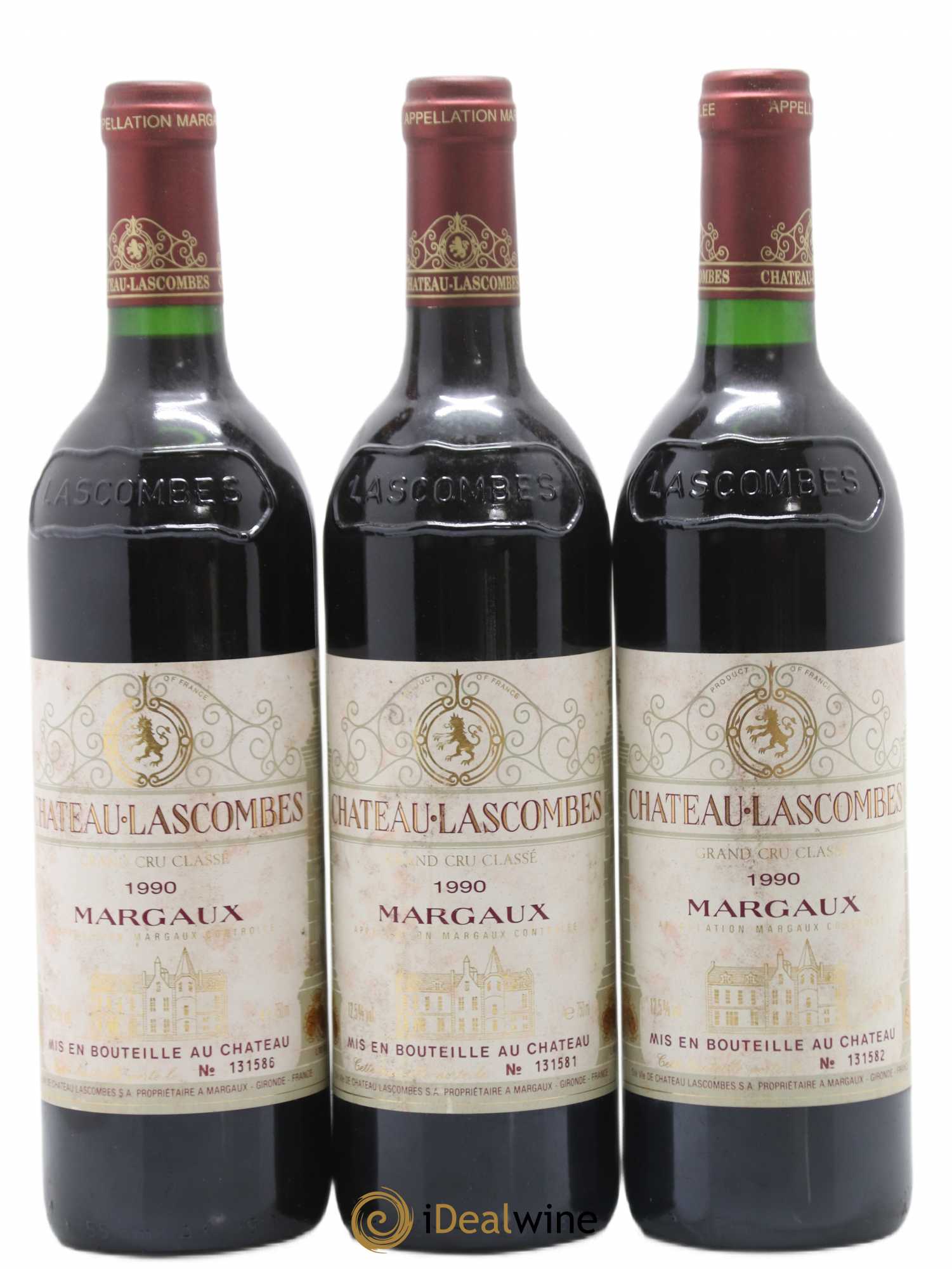 Château Lascombes 2ème Grand Cru Classé 1990 - Lot de 6 bouteilles - 2