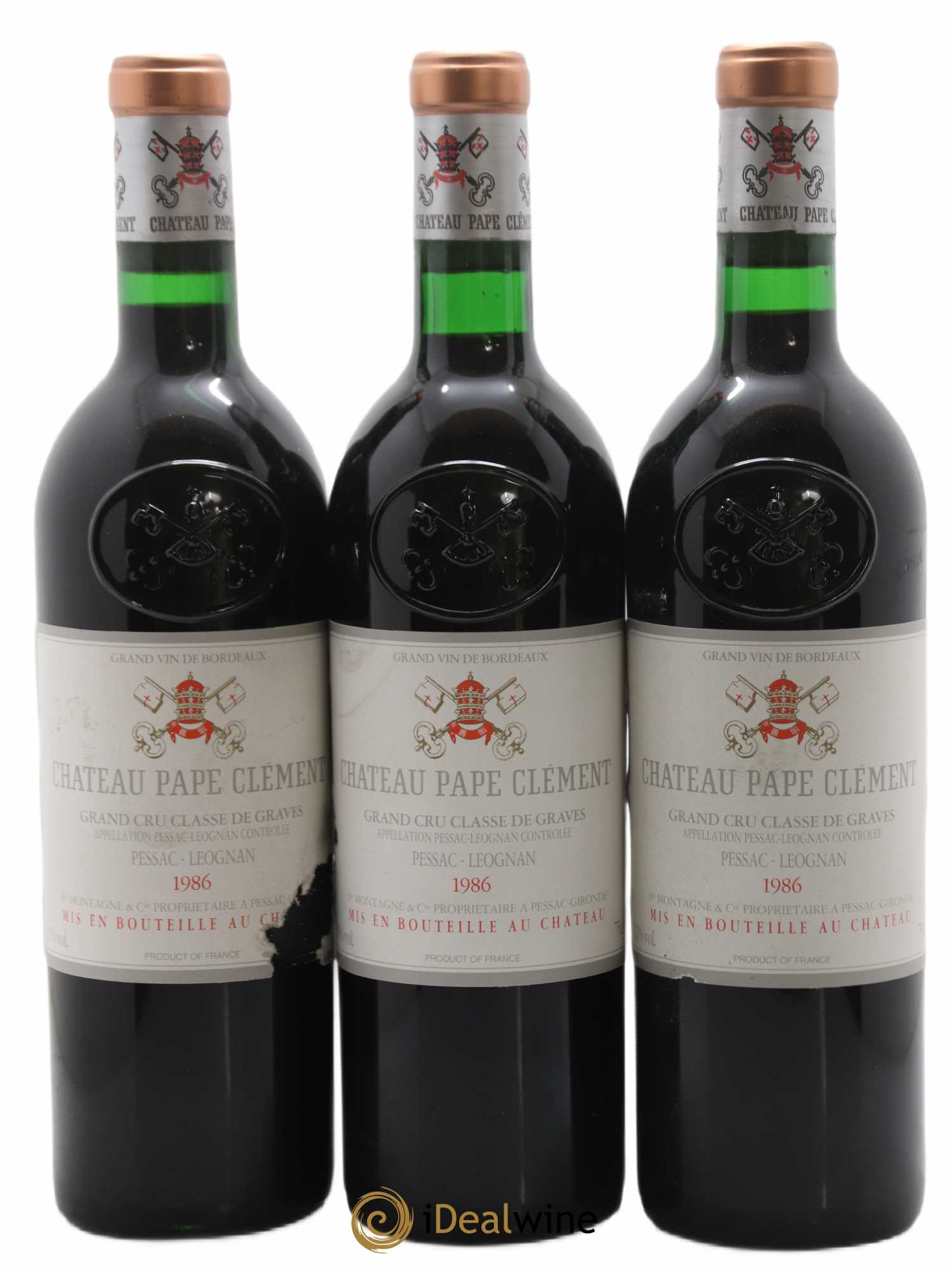 Château Pape Clément Cru Classé de Graves 1986 - Lot de 12 bouteilles - 4