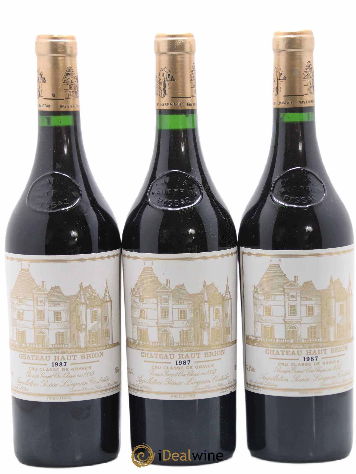 Château Haut Brion 1er Grand Cru Classé 1987 - Lot de 12 bouteilles - 7
