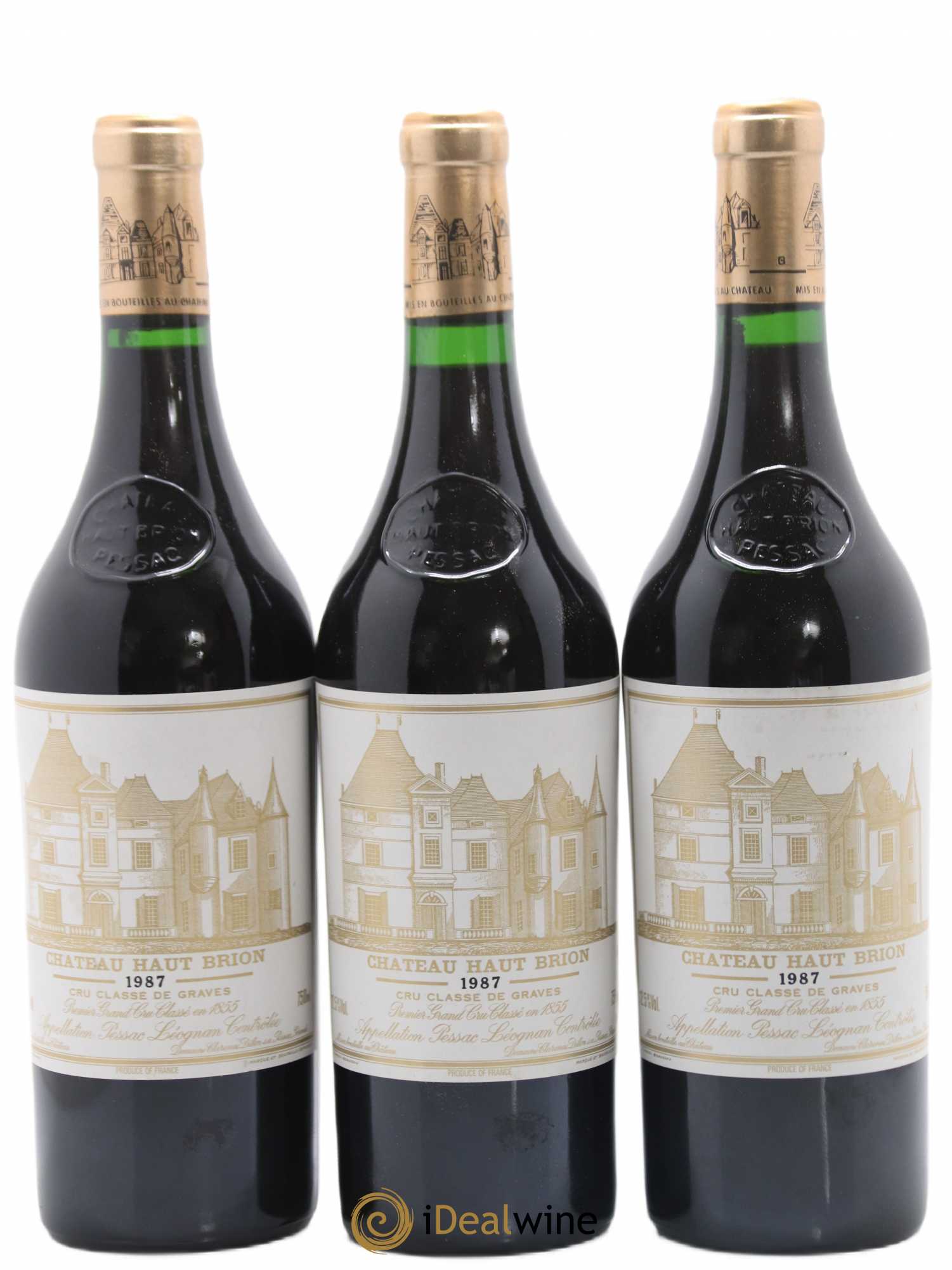 Château Haut Brion 1er Grand Cru Classé 1987 - Lot de 12 bouteilles - 3