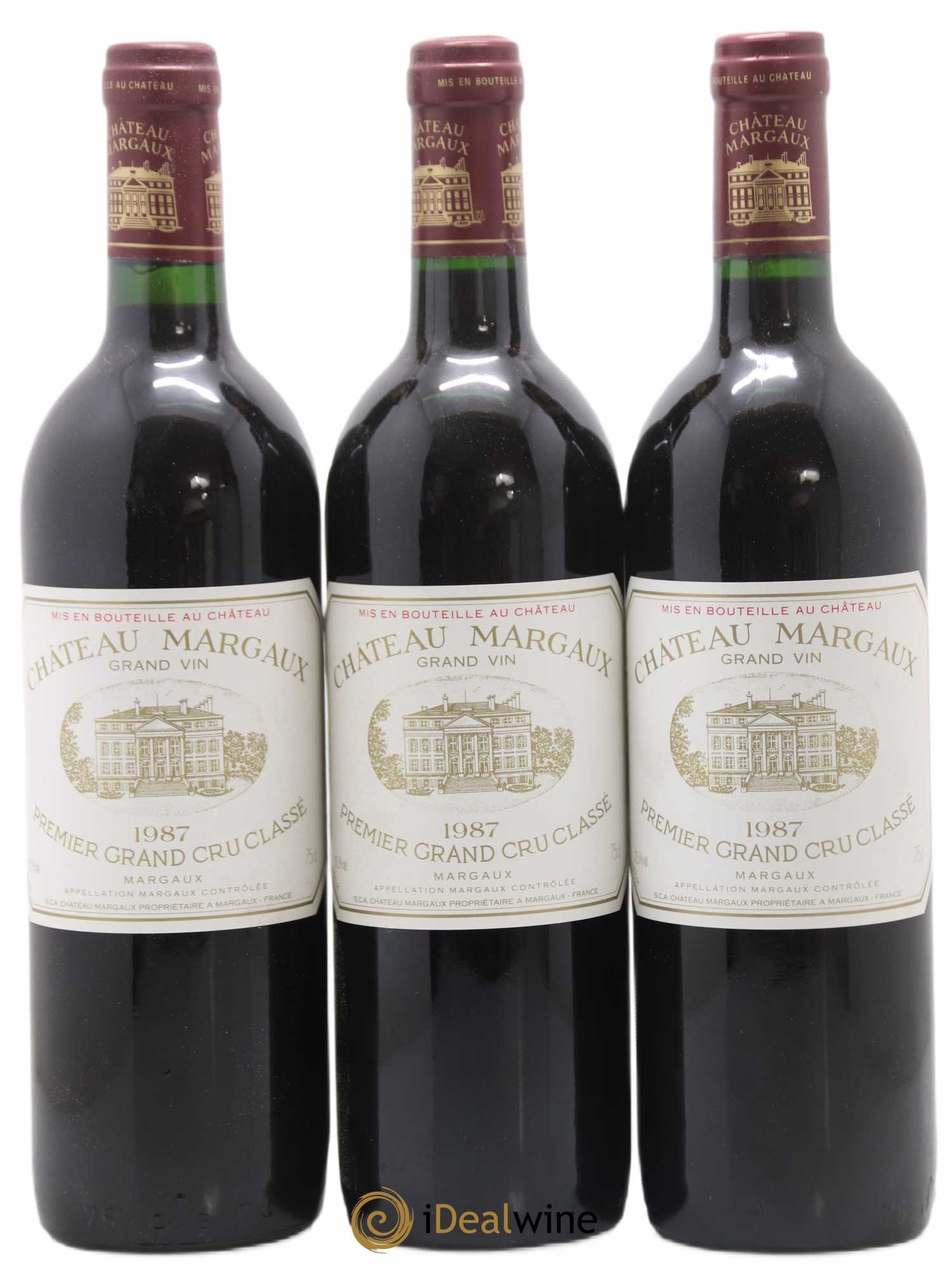 Château Margaux 1er Grand Cru Classé 1987 - Lot de 12 bouteilles - 3