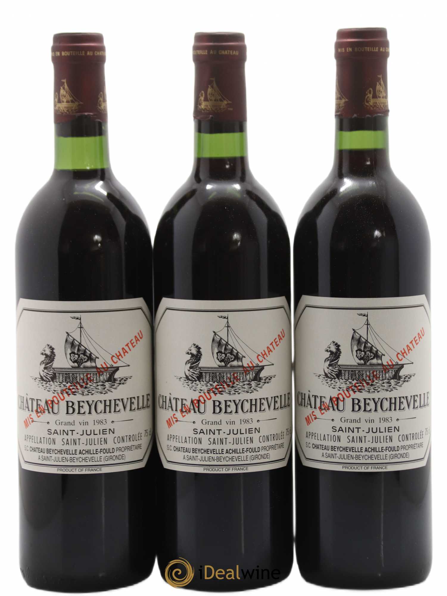 Château Beychevelle 4ème Grand Cru Classé 1983 - Lot de 12 bouteilles - 2