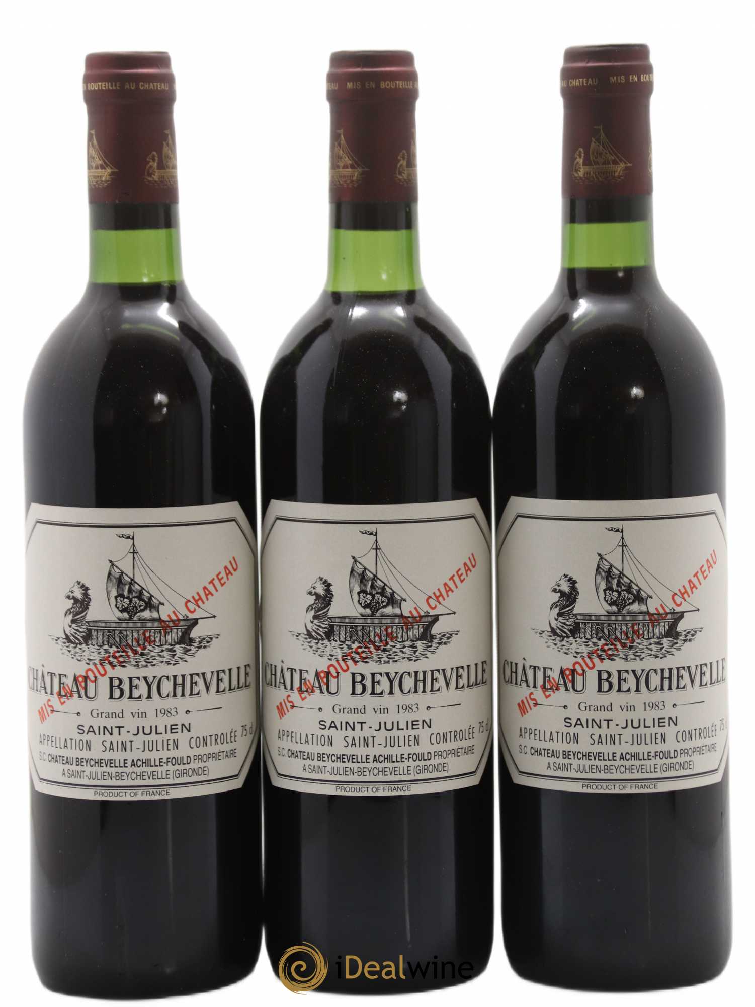 Château Beychevelle 4ème Grand Cru Classé 1983 - Lot de 12 bouteilles - 3