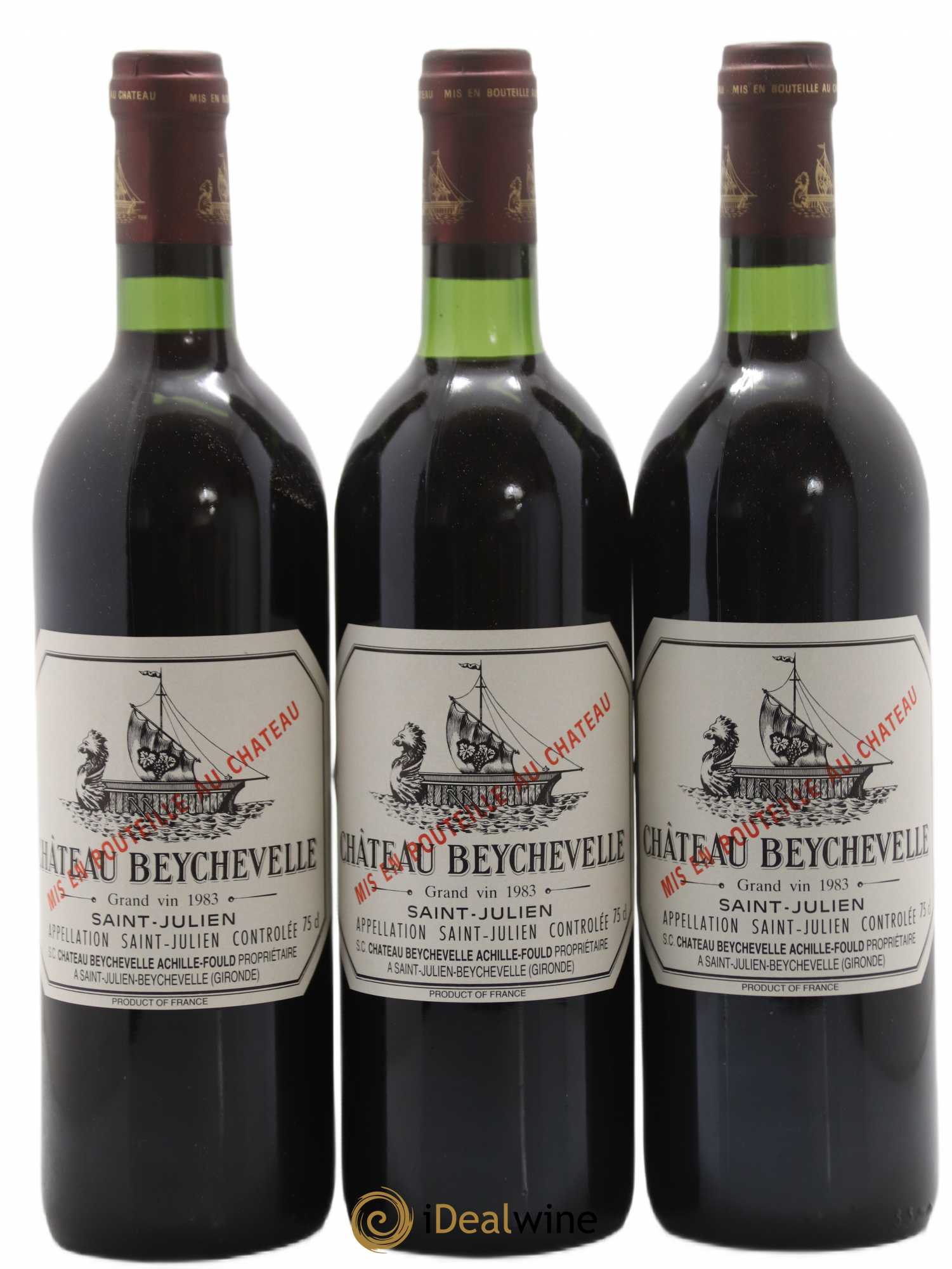 Château Beychevelle 4ème Grand Cru Classé 1983 - Lot de 12 bouteilles - 4