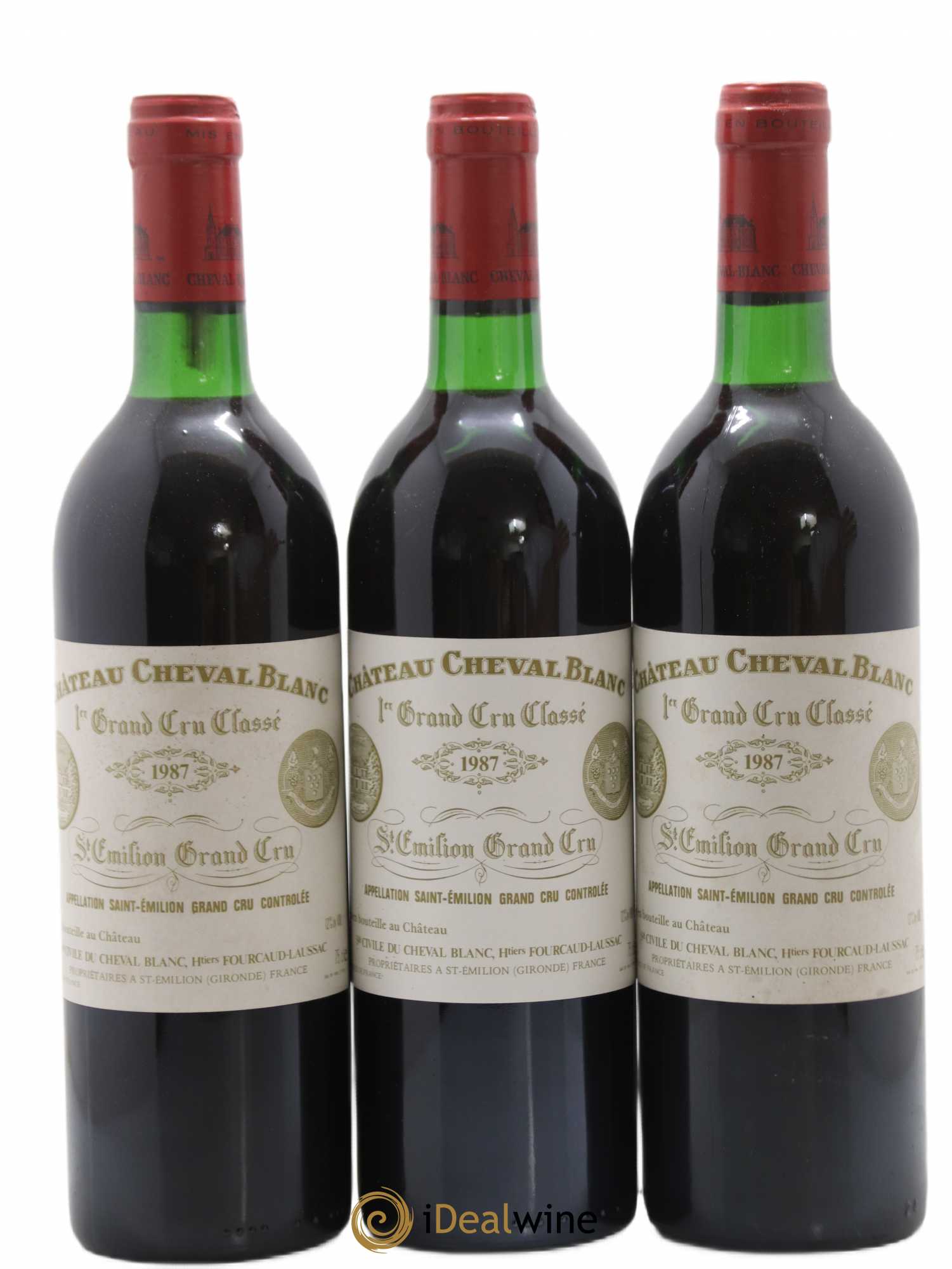 Château Cheval Blanc 1er Grand Cru Classé A 1987 - Lot de 12 bouteilles - 2