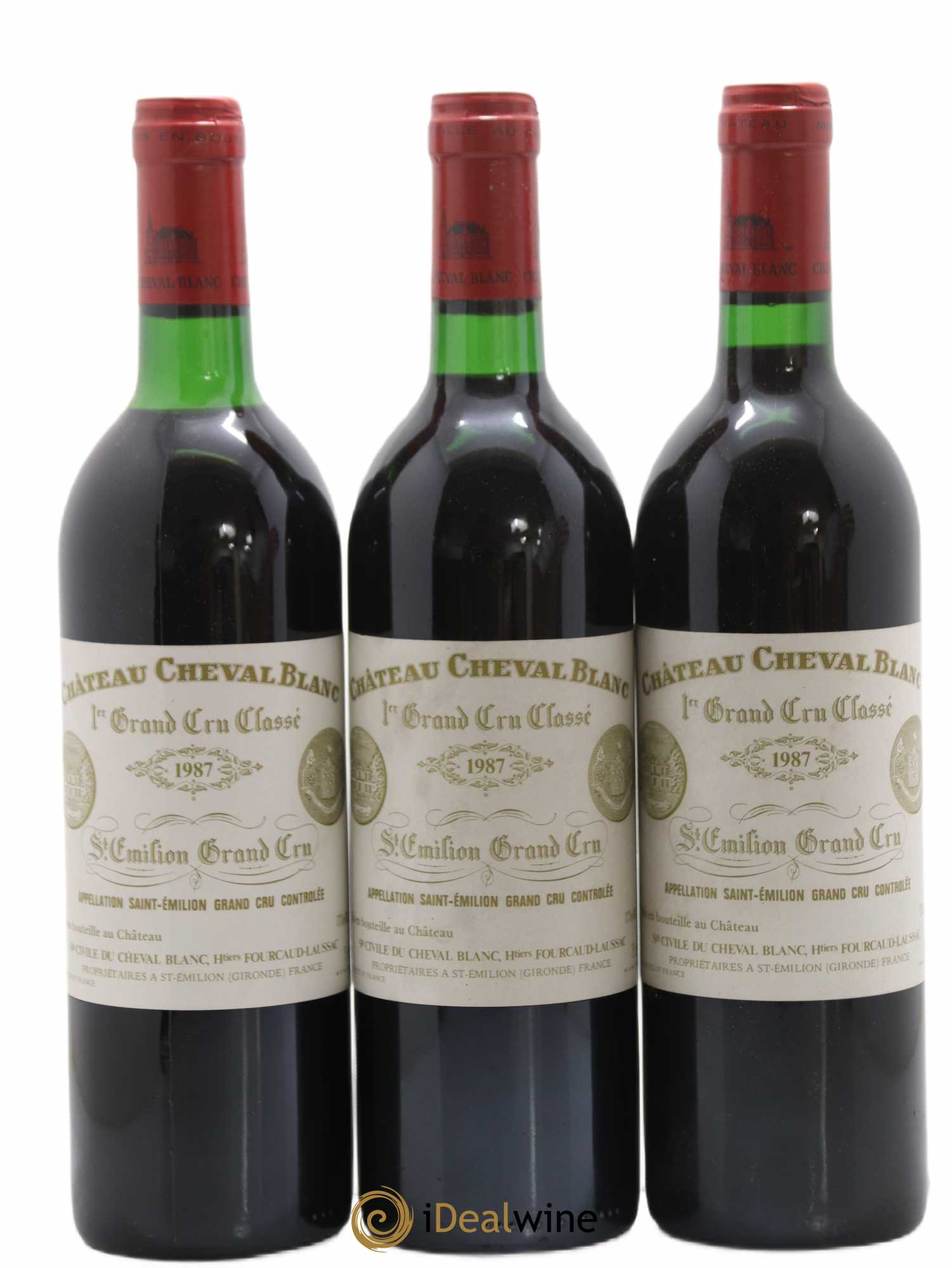Château Cheval Blanc 1er Grand Cru Classé A 1987 - Lot de 12 bouteilles - 3