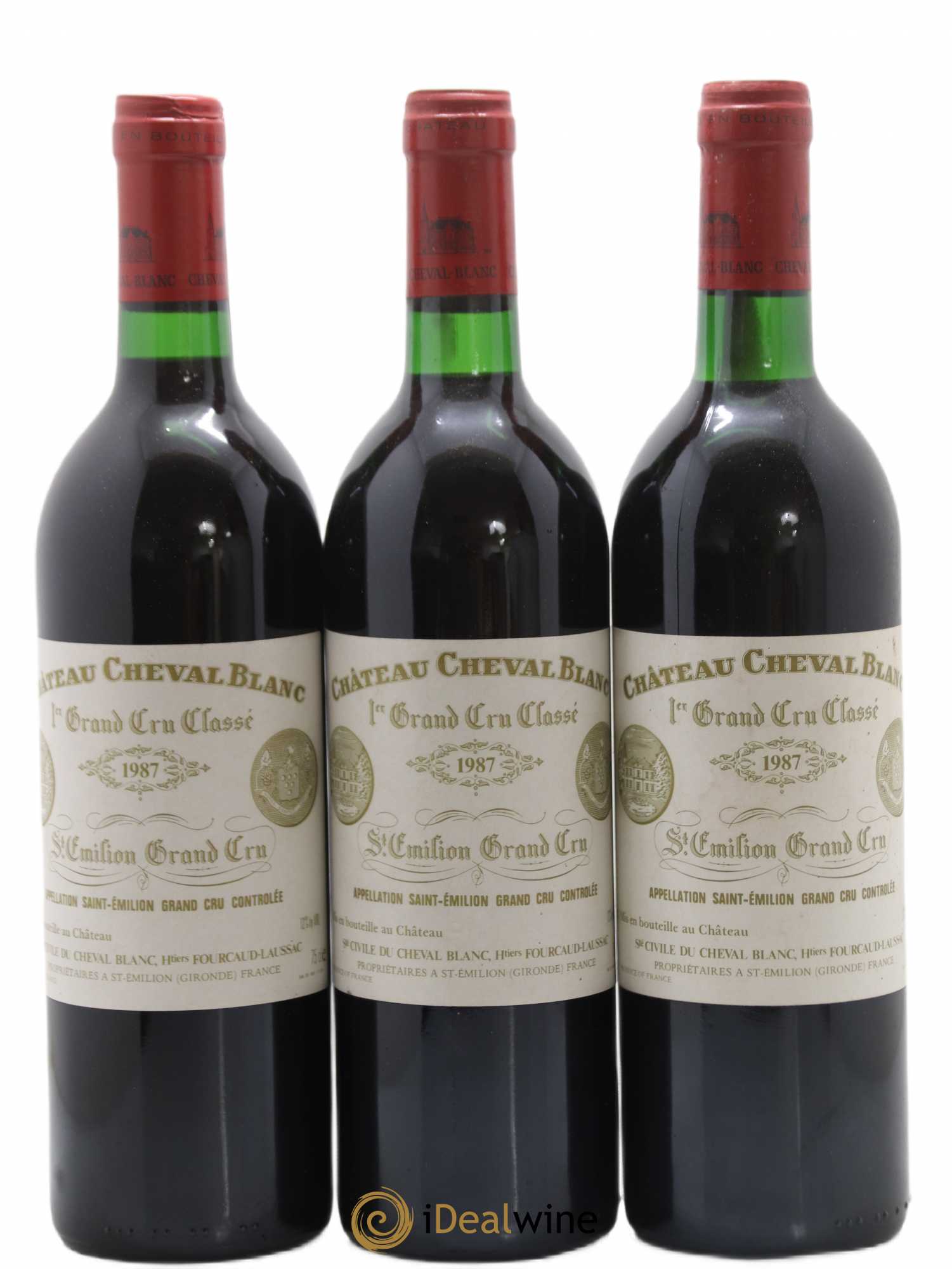 Château Cheval Blanc 1er Grand Cru Classé A 1987 - Lot de 12 bouteilles - 4
