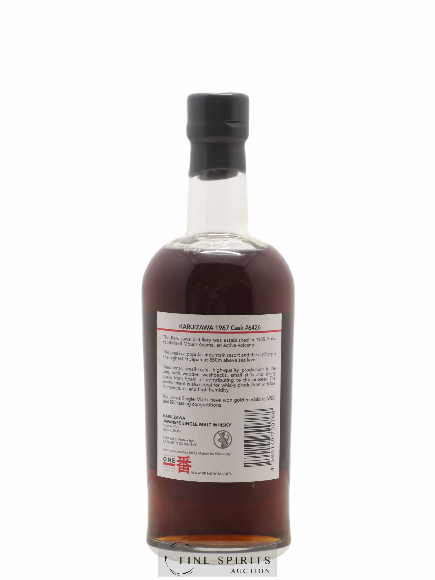 Karuizawa 1967 Number One Drinks Cask n°6426 - bottled 2009 LMDW - Posten von 1 Flasche - 2