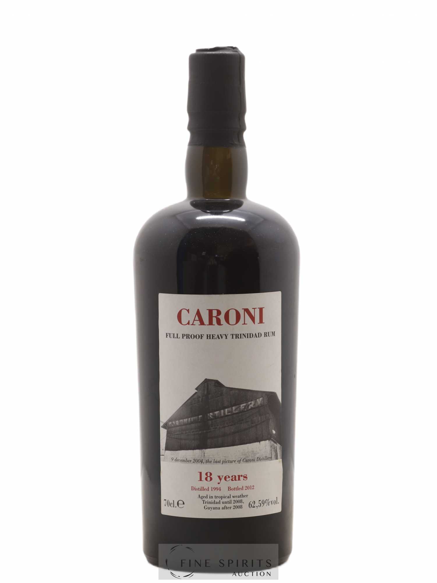 Caroni 18 years 1994 Velier Stock of 10 Barrels One of 2633 - bottled 2012 - Lot de 1 bouteille - 1