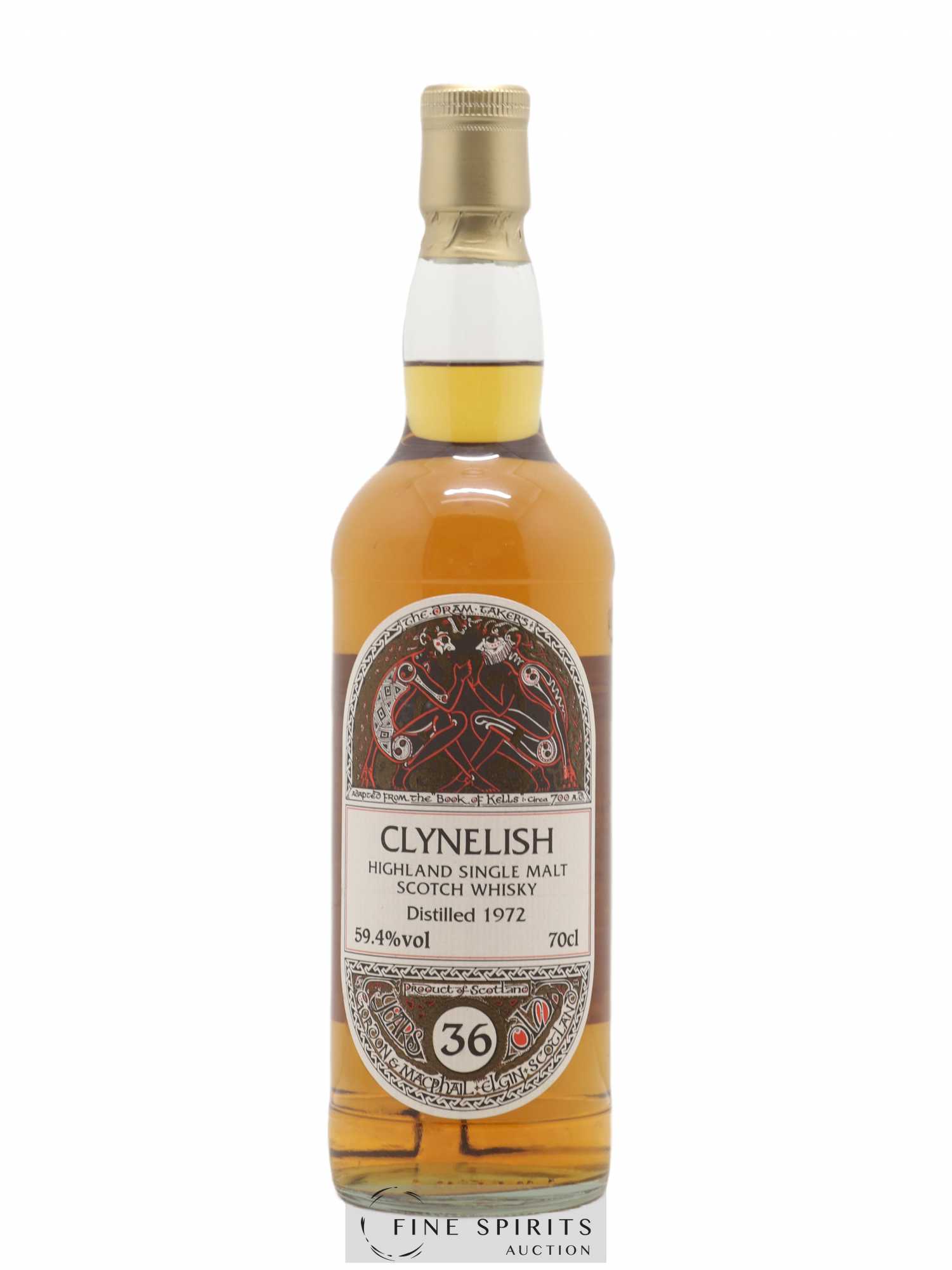 Clynelish 36 years 1972 Gordon & MacPhail The Dram Taker's Refill Sherry Hogshead Cask n°14301 - Bottled 2009 LMDW - Lot de 1 bouteille - 1