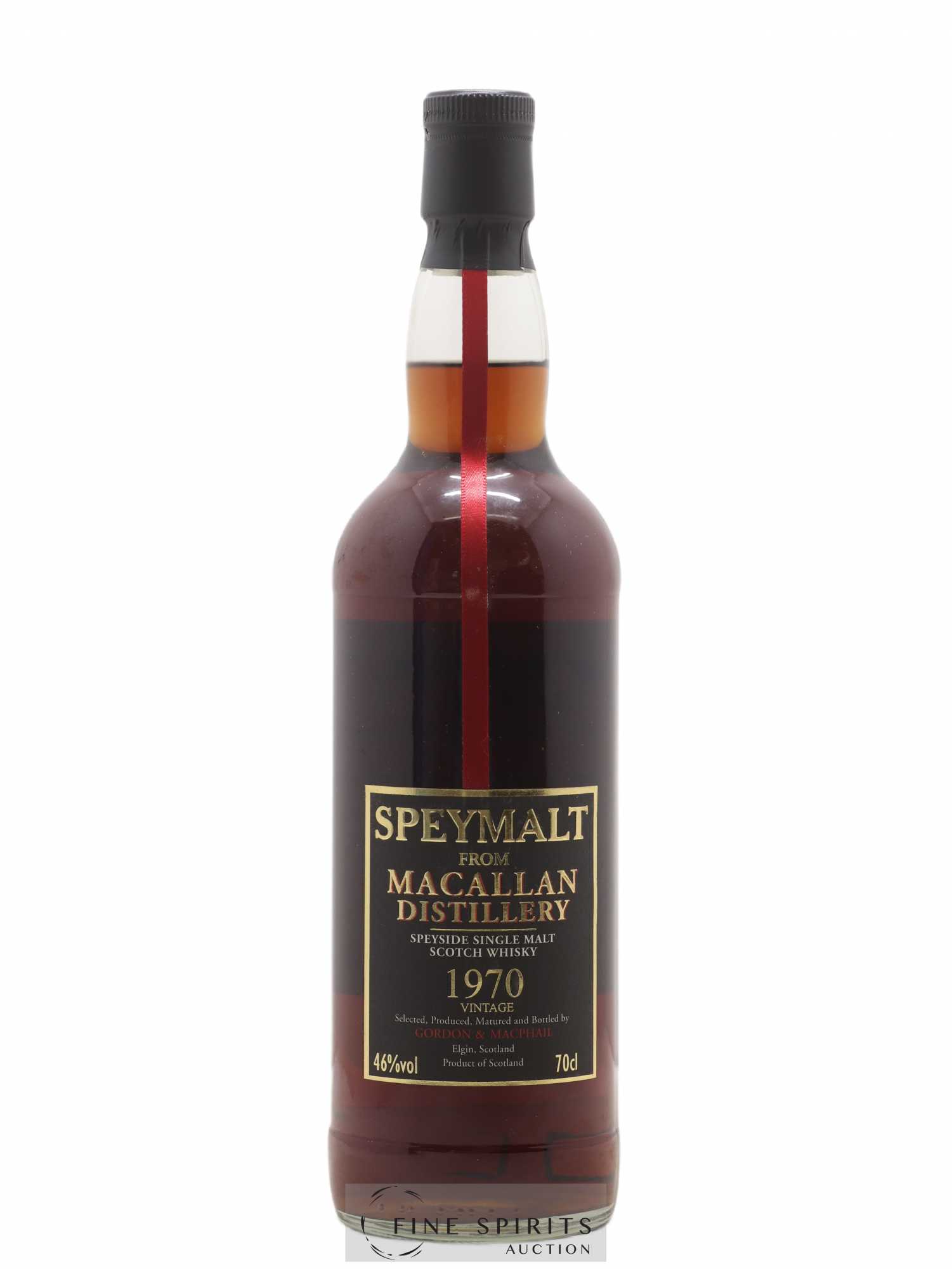 Speymalt From Macallan 1970 Gordon & MacPhail 1st Fill Sherry Butt - Cask n°8326 - bottled 2009 LMDW - Lot de 1 bouteille - 1