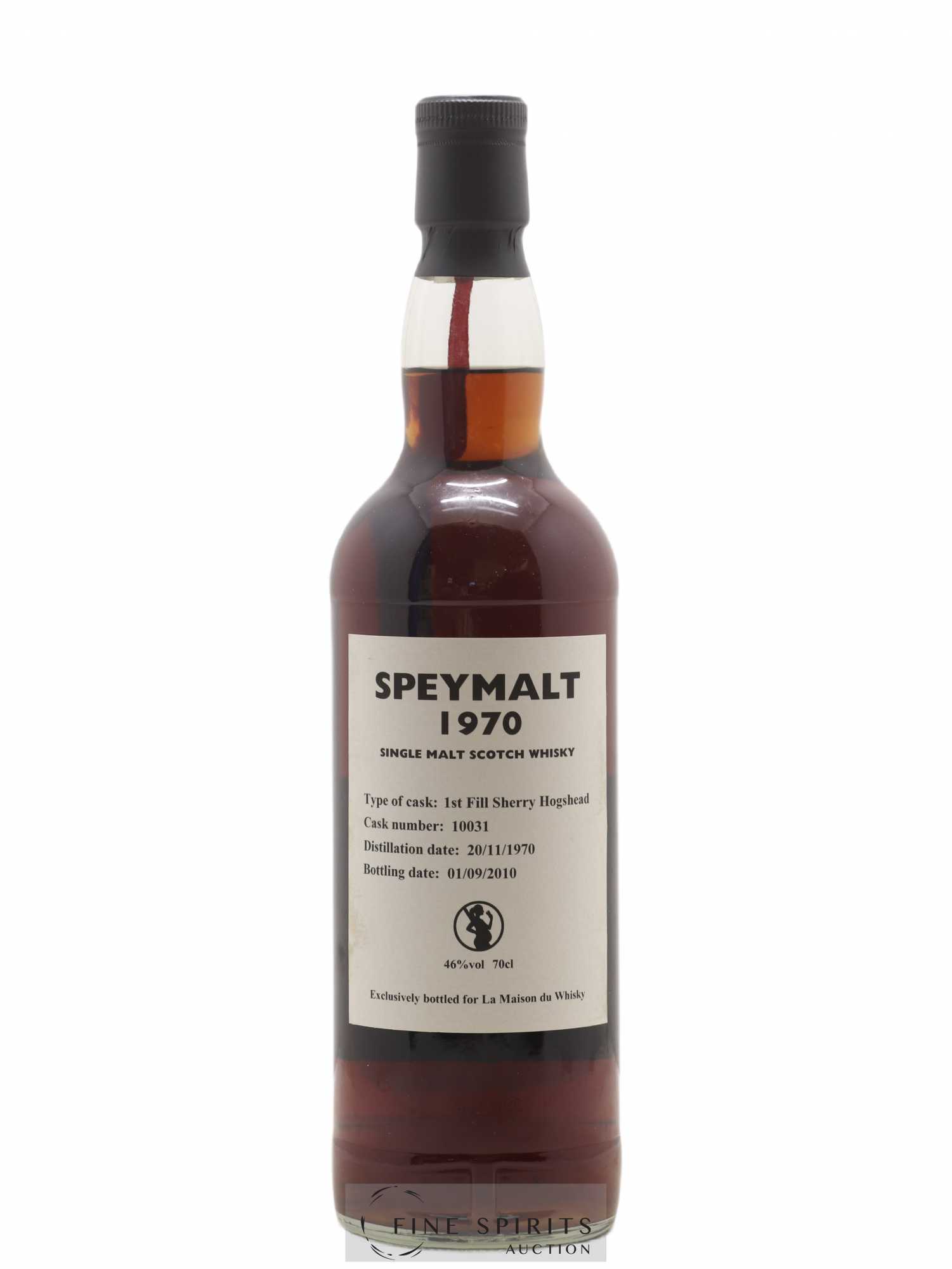 Speymalt From Macallan 1970 Gordon & MacPhail 1st Fill Sherry Butt - Cask n°8326 - bottled 2009 LMDW - Lot de 1 bouteille - 2
