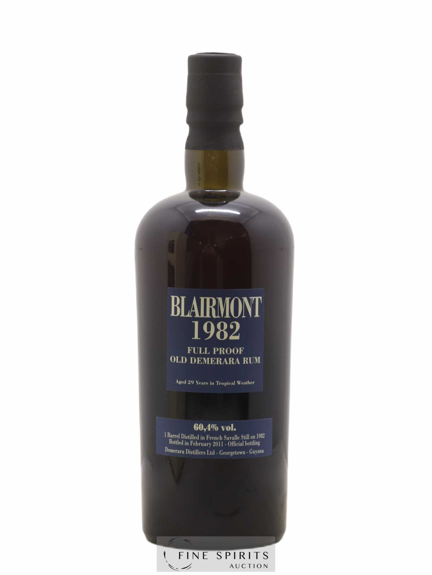 Blairmont 29 years 1982 Of. Barrel B Cask n°10542 - bottled 2011 Full Proof - Lot de 1 bouteille - 1