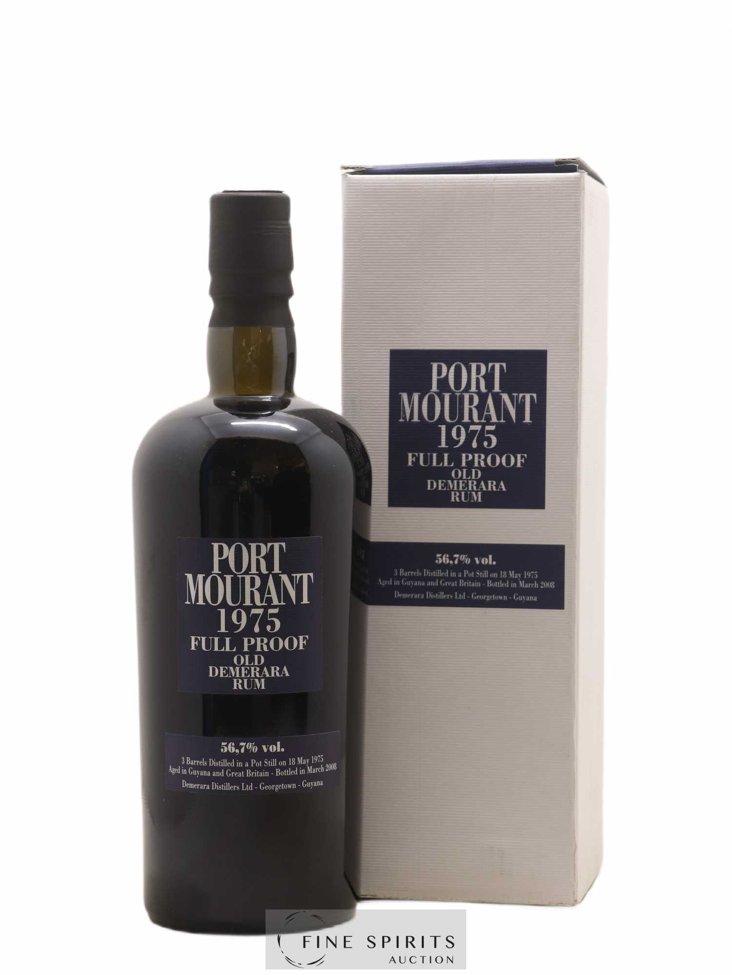 Port Mourant 33 years 1975 Velier Full Proof Barrels PM - One of 518 - bottled in 2008 - Lot de 1 bouteille - 0