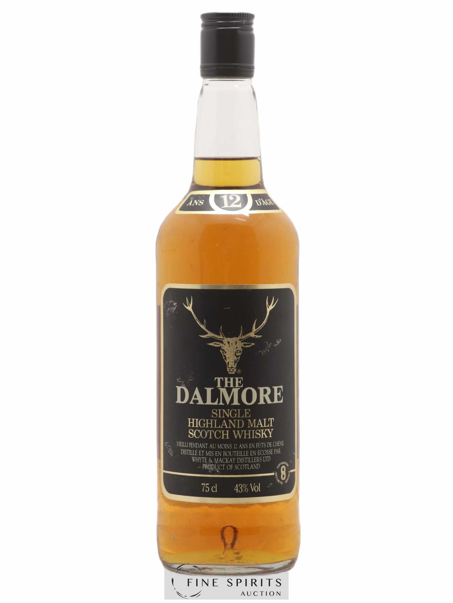 Dalmore 12 years Of. - Lot de 1 bouteille - 0