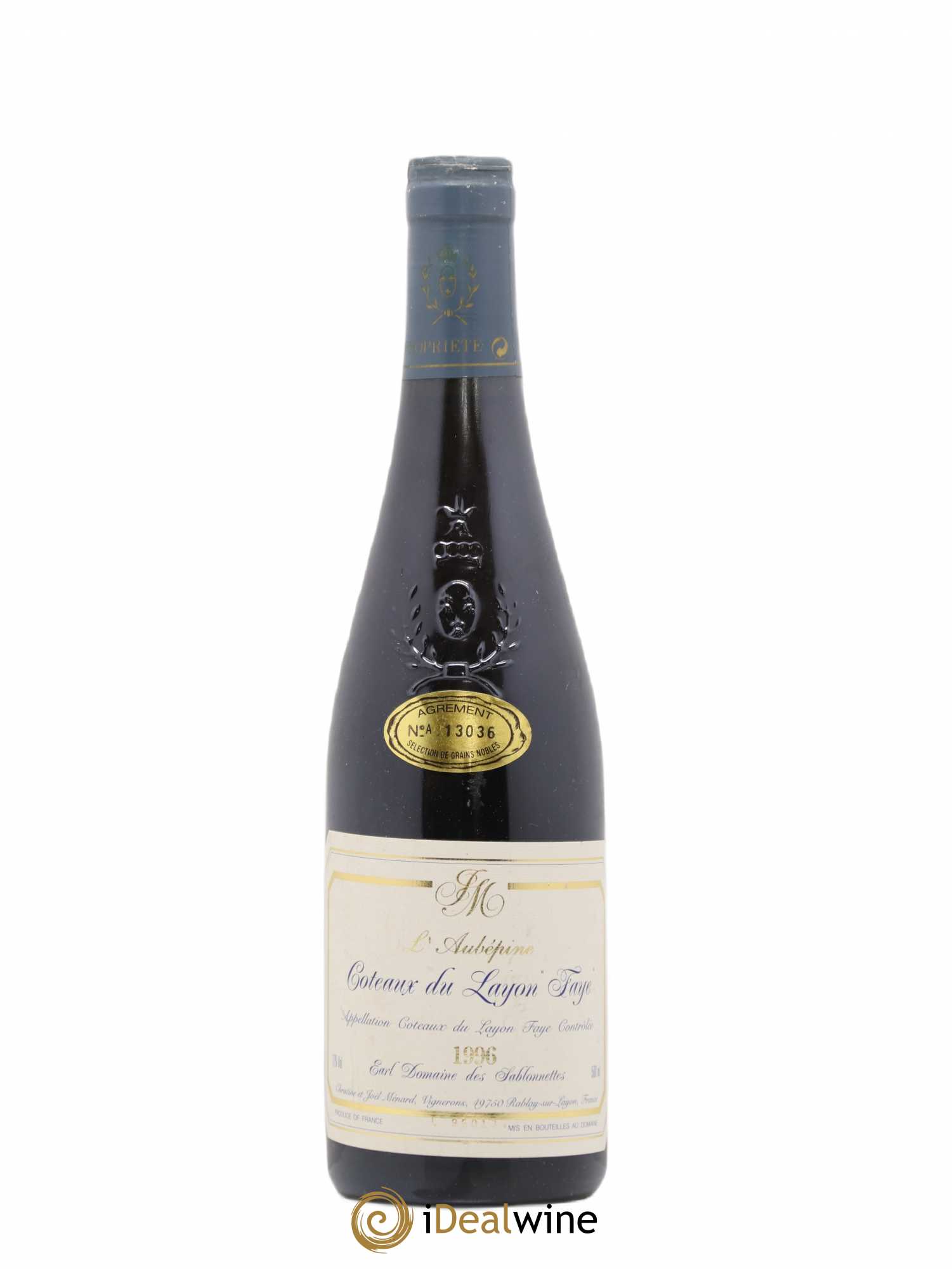 Coteaux du Layon 1996 - Posten von 1 Flasche - 0