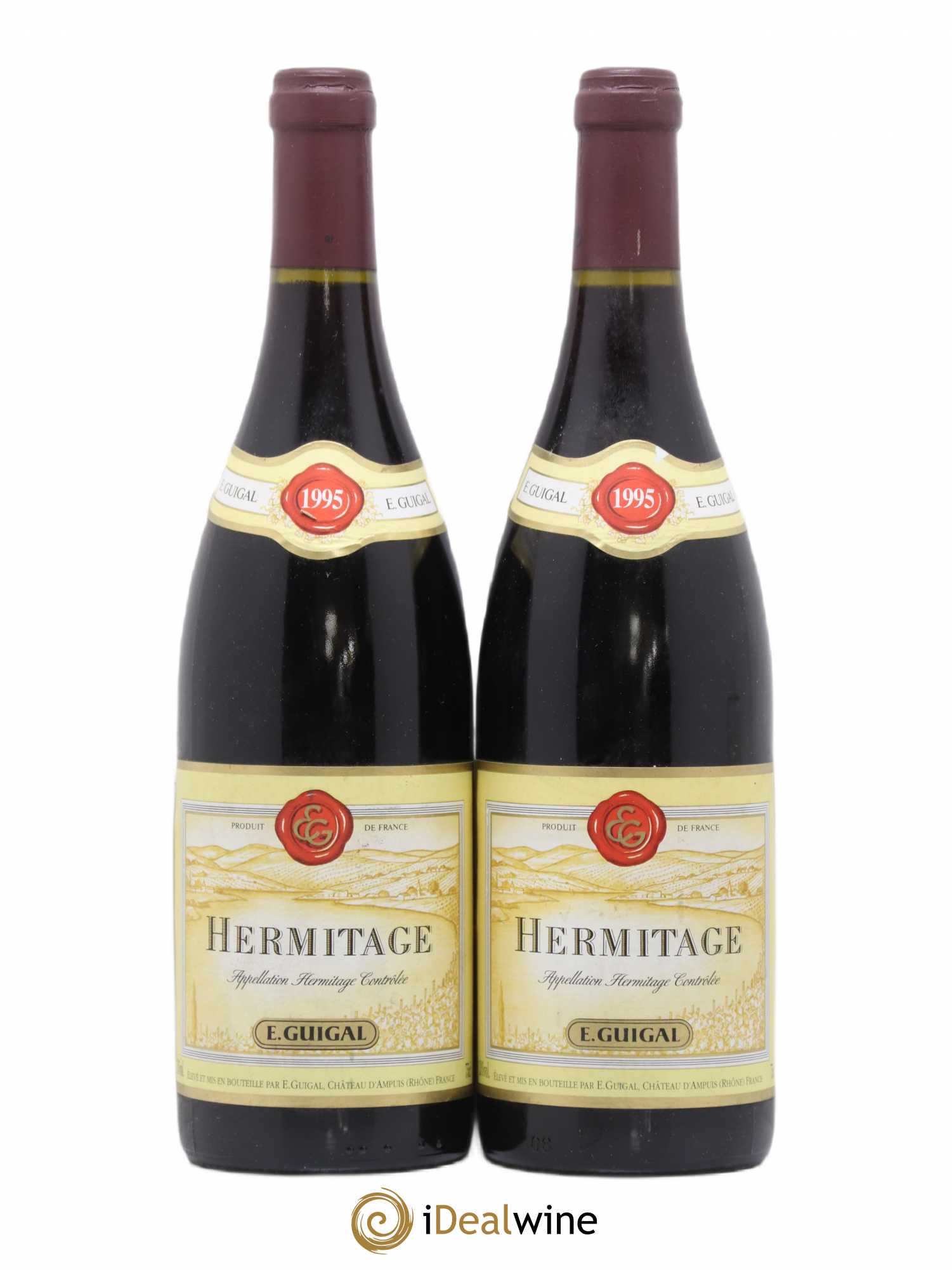 Hermitage Guigal 1995 - Lot de 2 bouteilles - 0