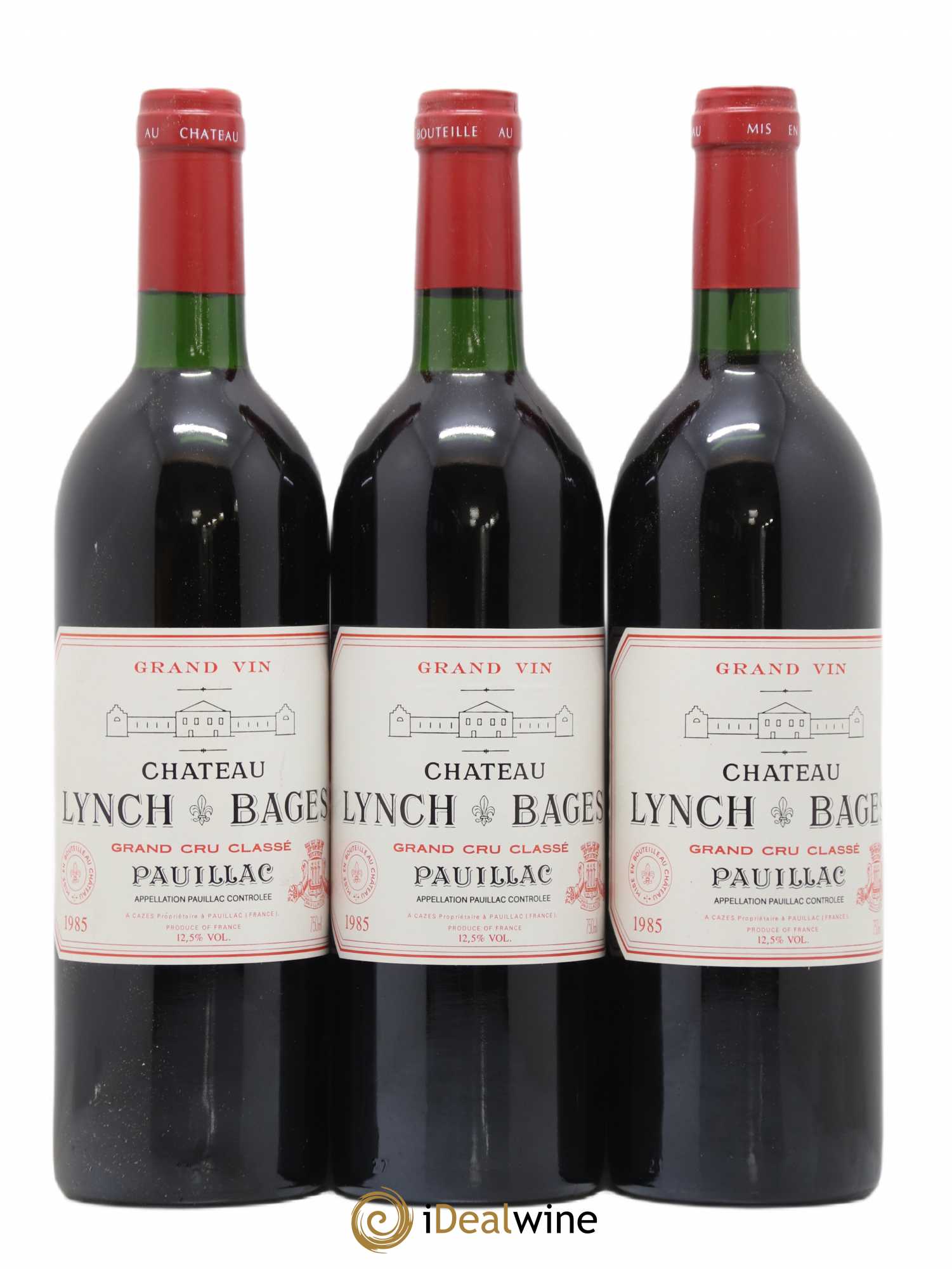 Château Lynch Bages 5ème Grand Cru Classé 1985 - Lot de 12 bouteilles - 1
