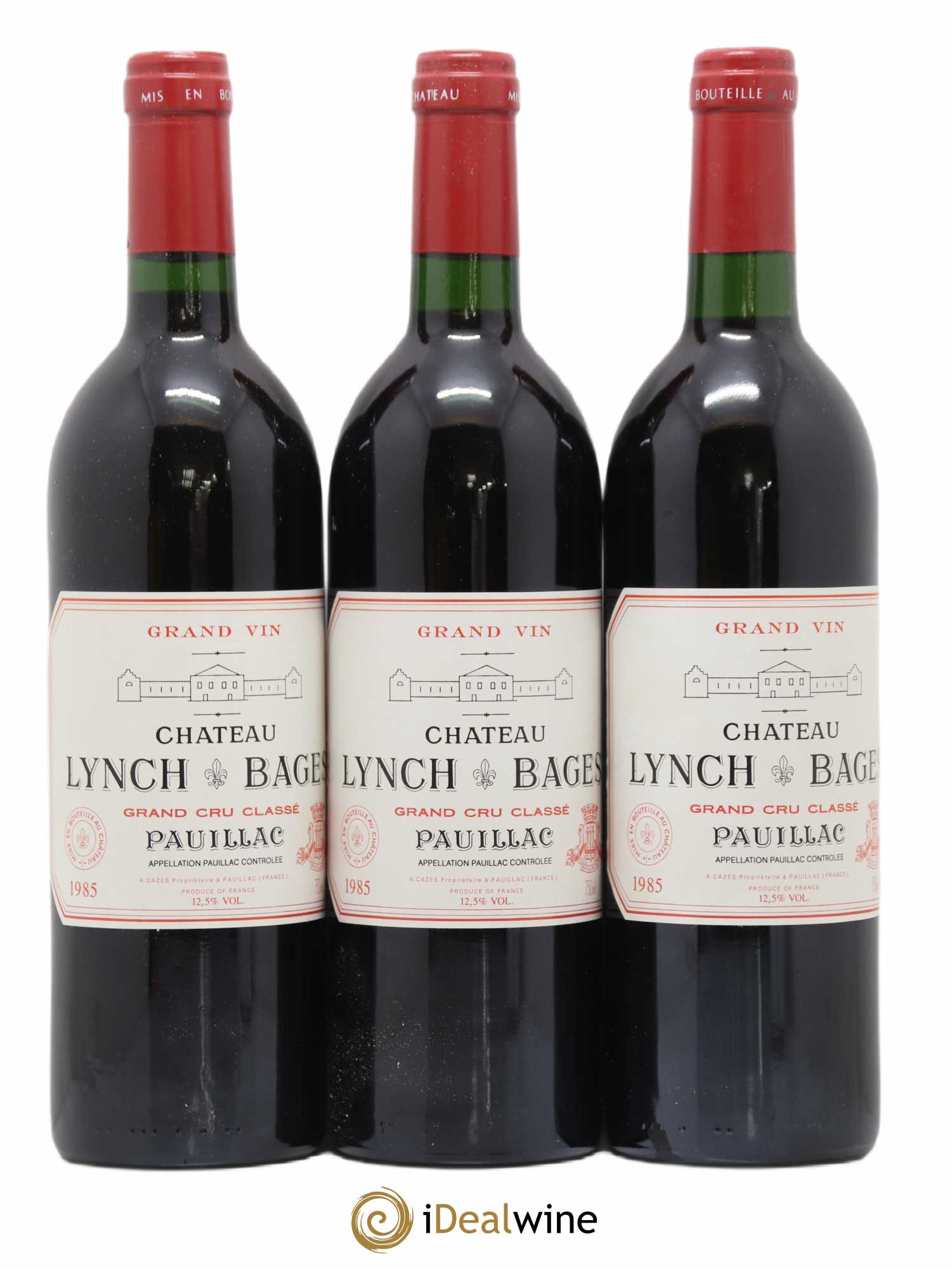 Château Lynch Bages 5ème Grand Cru Classé 1985 - Lot de 12 bouteilles - 4