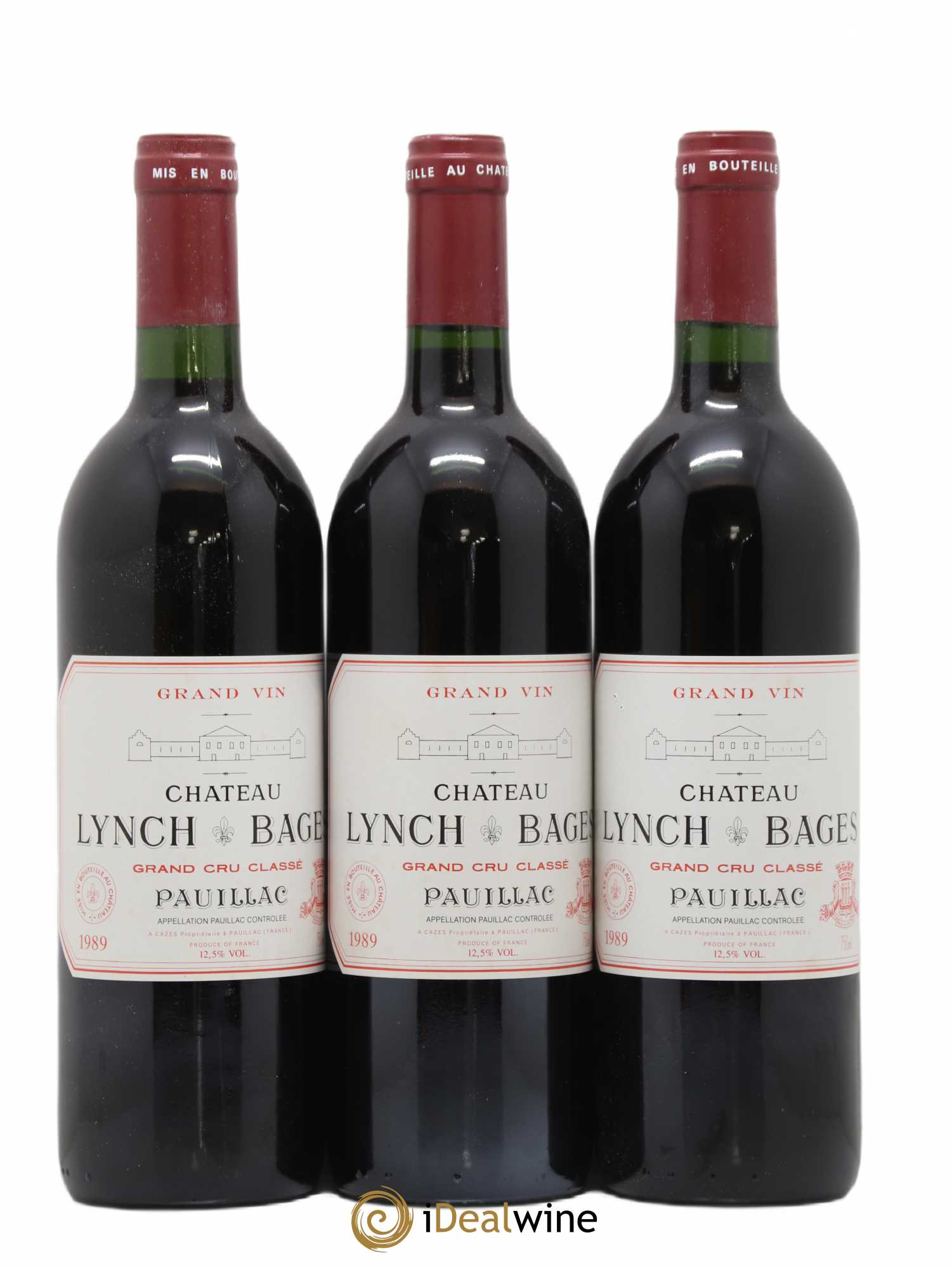 Château Lynch Bages 5ème Grand Cru Classé 1989 - Lot de 12 bouteilles - 2
