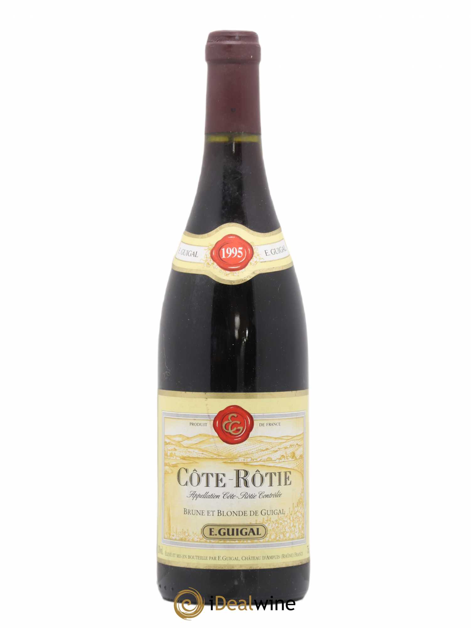 Côte-Rôtie Côtes Brune et Blonde Guigal 1995 - Lot de 1 bouteille - 0
