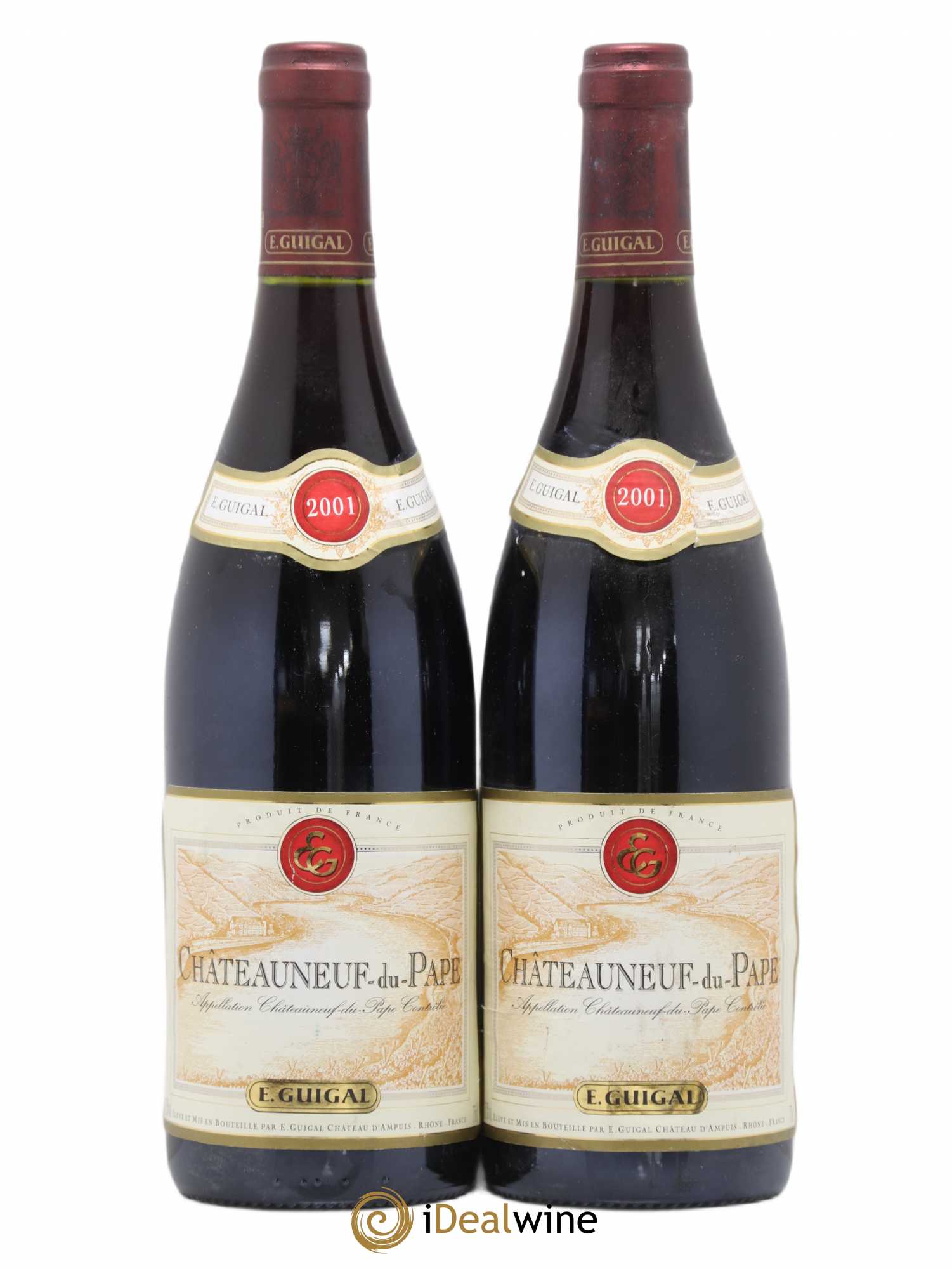 Châteauneuf-du-Pape Guigal 2001 - Lot de 2 bouteilles - 0