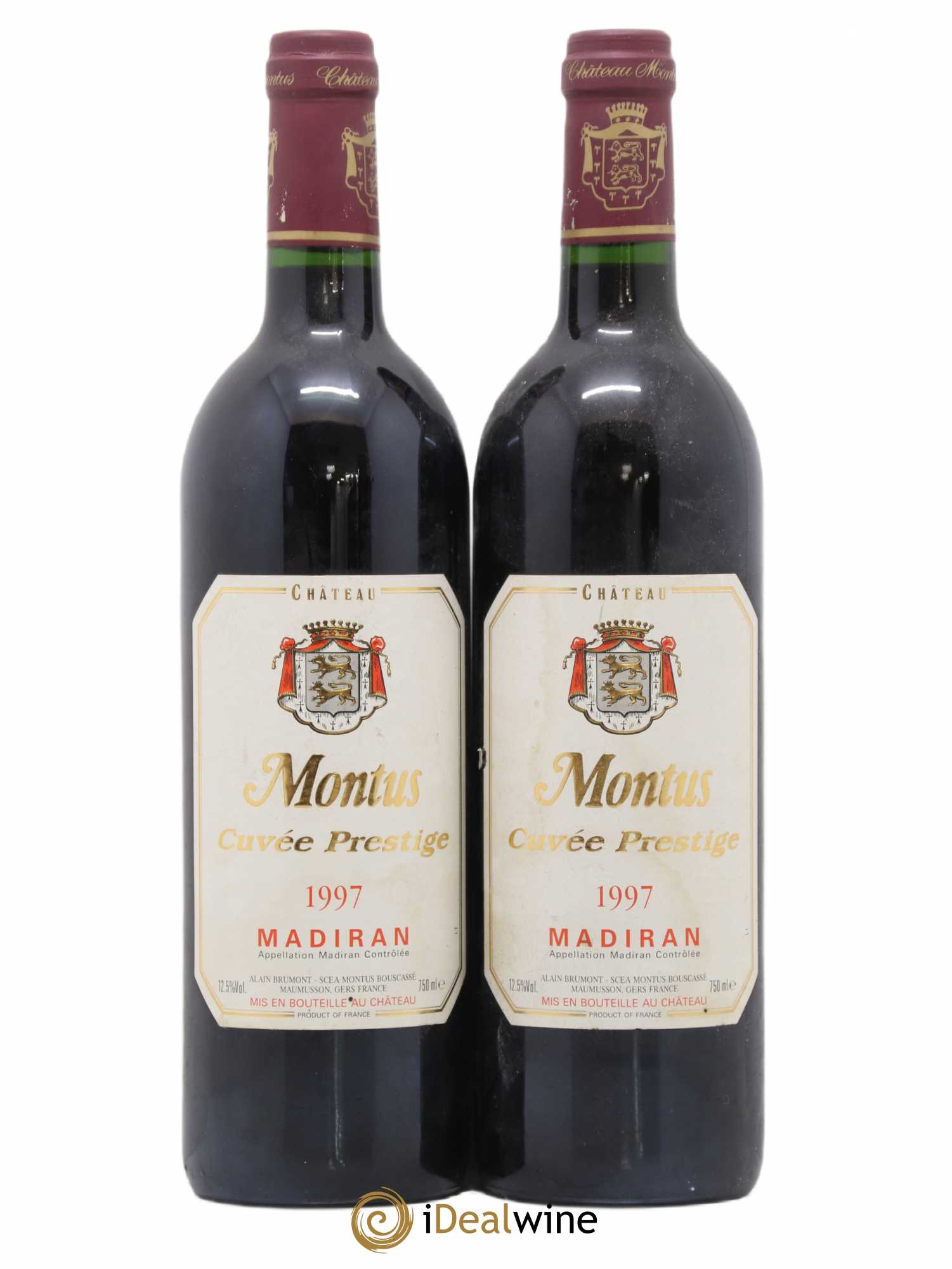 Madiran Château Montus-Prestige Alain Brumont 1997 - Lot de 2 bouteilles - 0