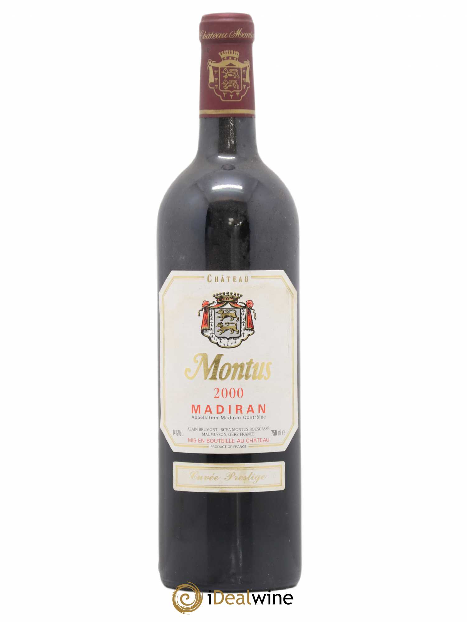 Madiran Château Montus-Prestige Alain Brumont 2000 - Lot de 1 bouteille - 0