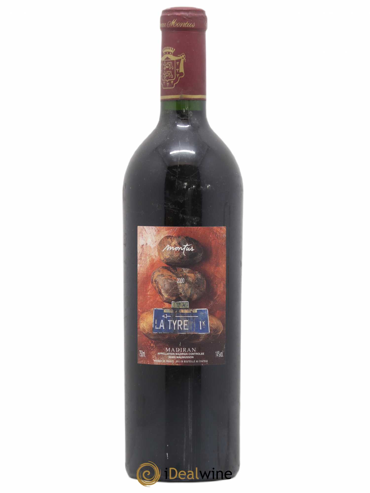 Madiran Château Montus-La Tyre Alain Brumont 2000 - Lot de 1 bouteille - 0