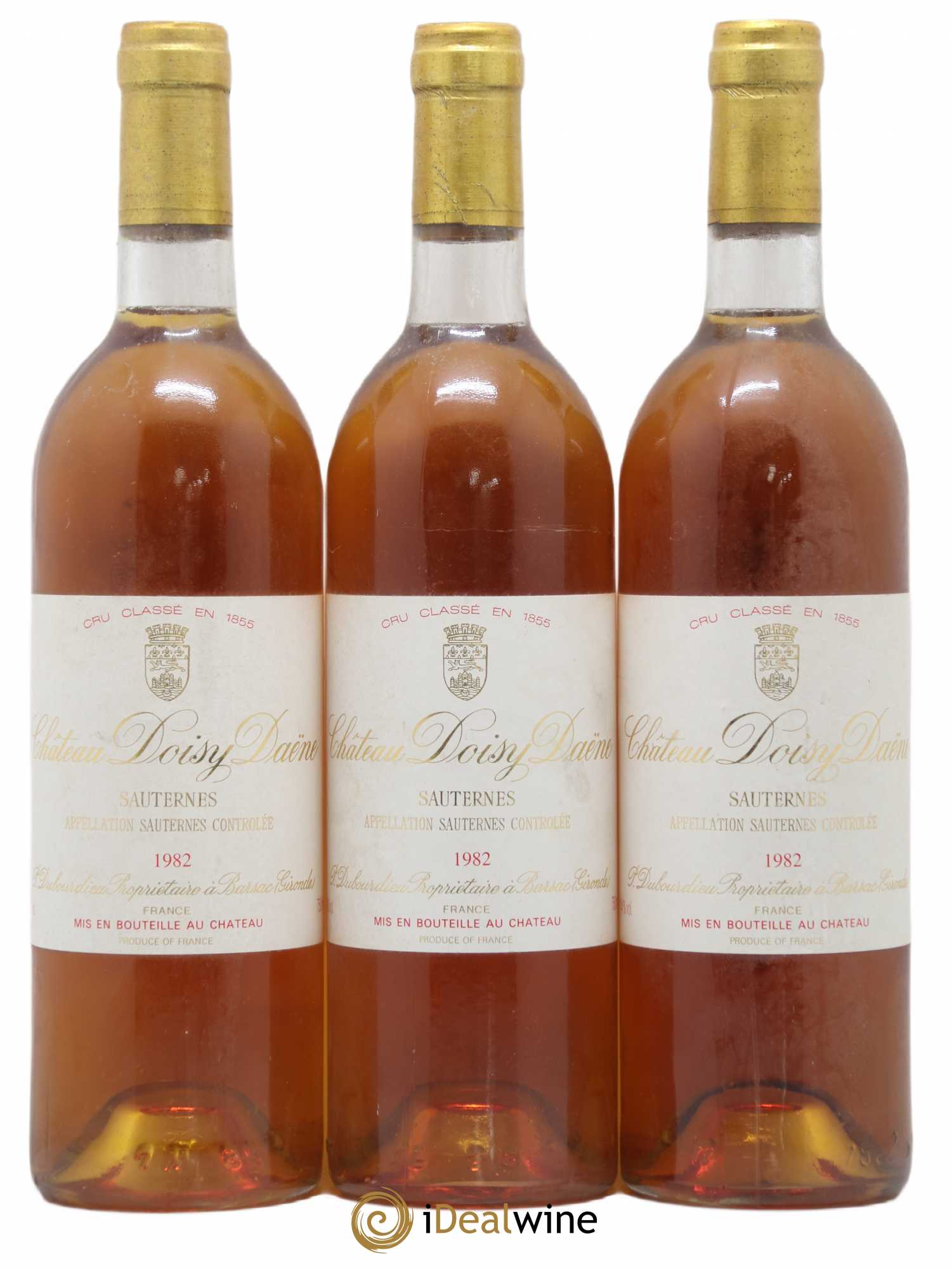 Château Doisy Daëne 2ème Grand Cru Classé 1982 - Lotto di 3 bottiglie - 0