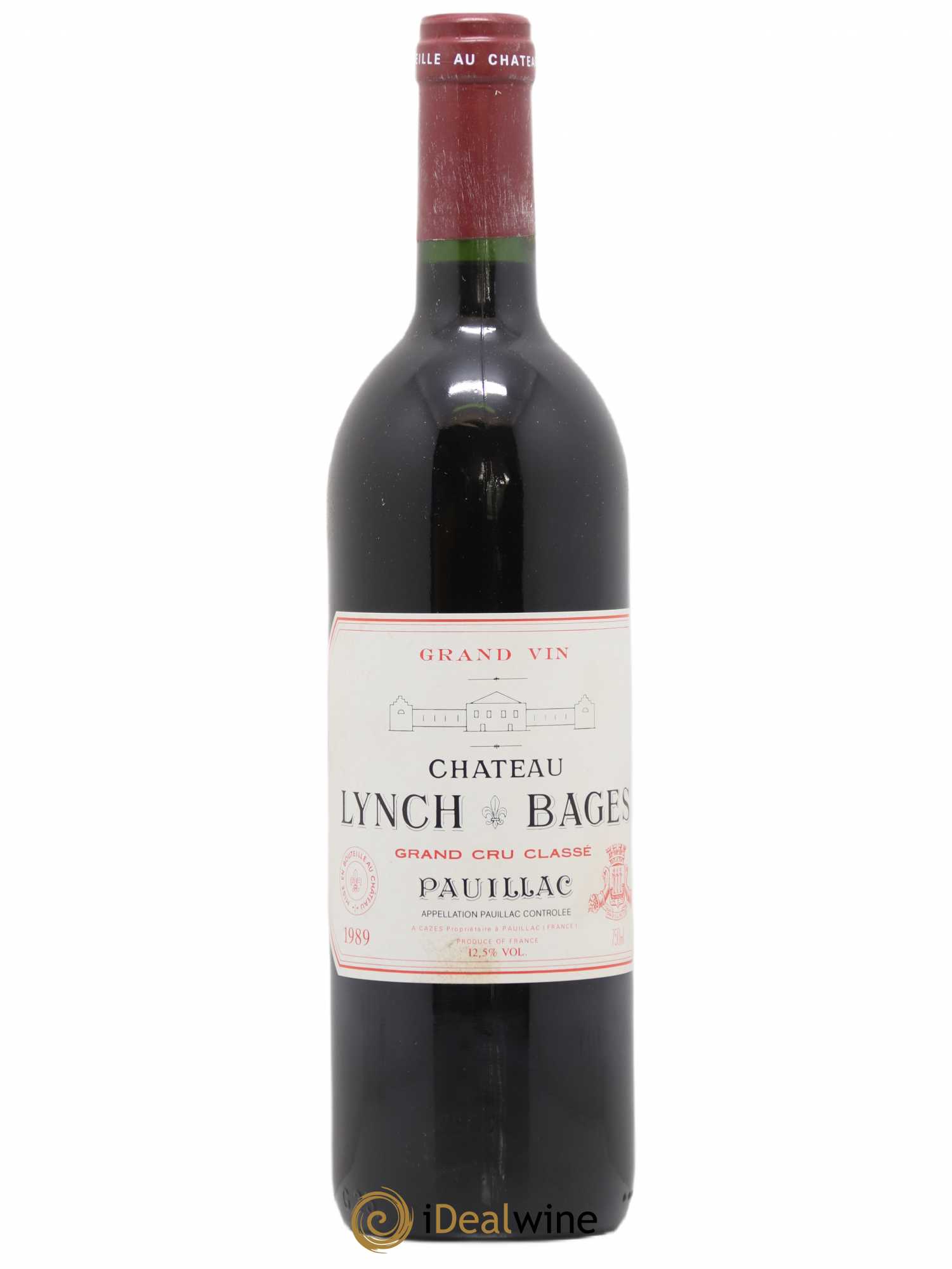 Château Lynch Bages 5ème Grand Cru Classé 1989 - Lot de 1 bouteille - 0
