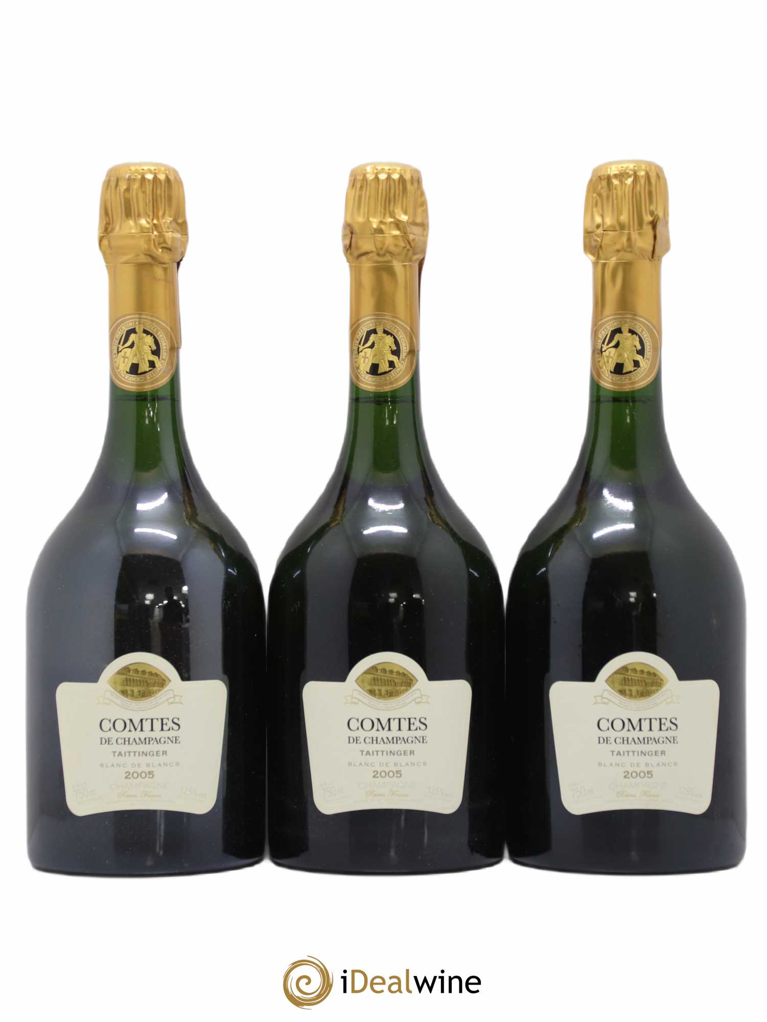 Comtes de Champagne Taittinger 2005 - Lot de 3 bouteilles - 0