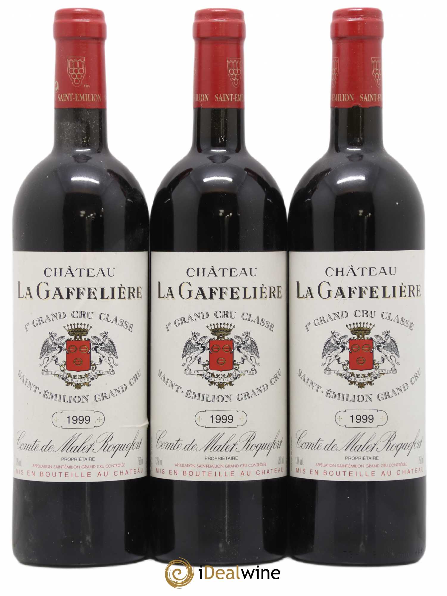 Château la Gaffelière 1er Grand Cru Classé B 1999 - Lot de 3 bouteilles - 0