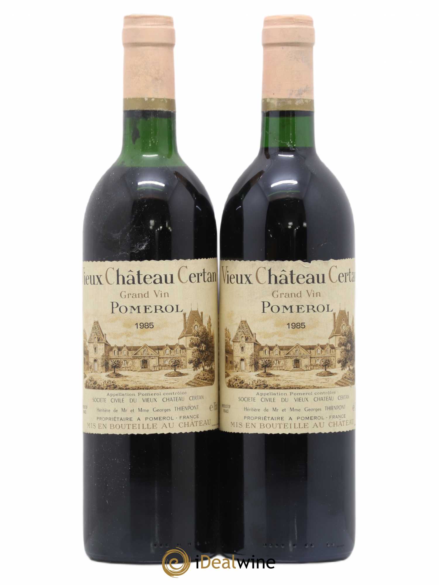 Vieux Château Certan 1985 - Lot de 2 bouteilles - 0