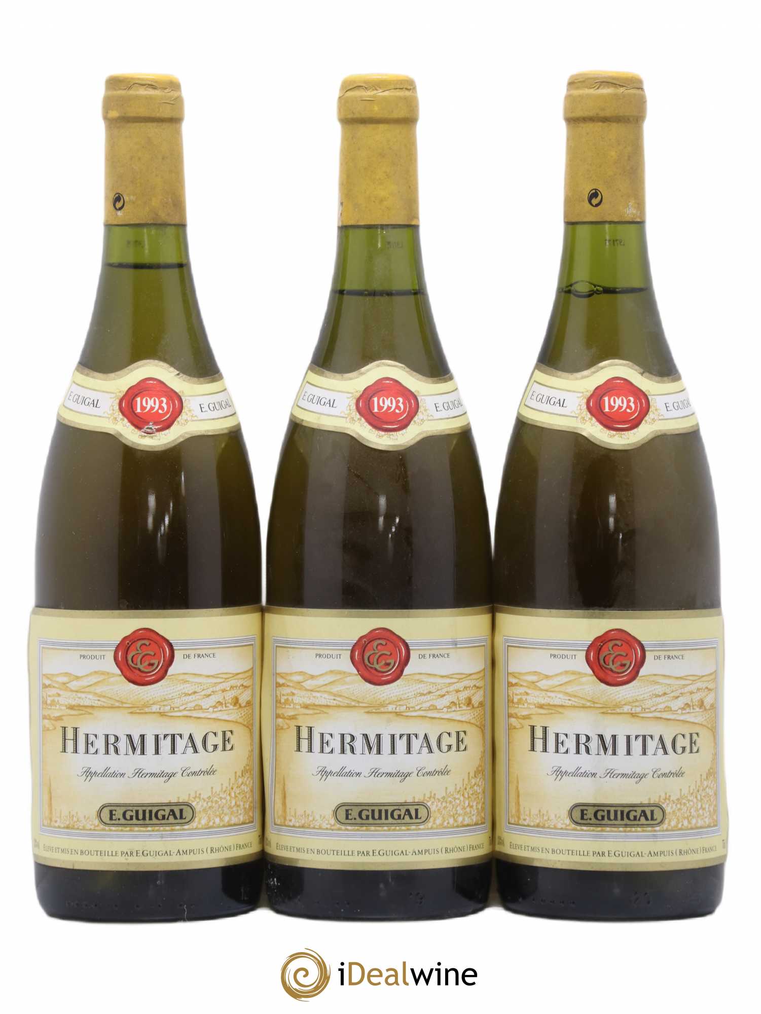Hermitage Guigal 1993 - Lot de 3 bouteilles - 0
