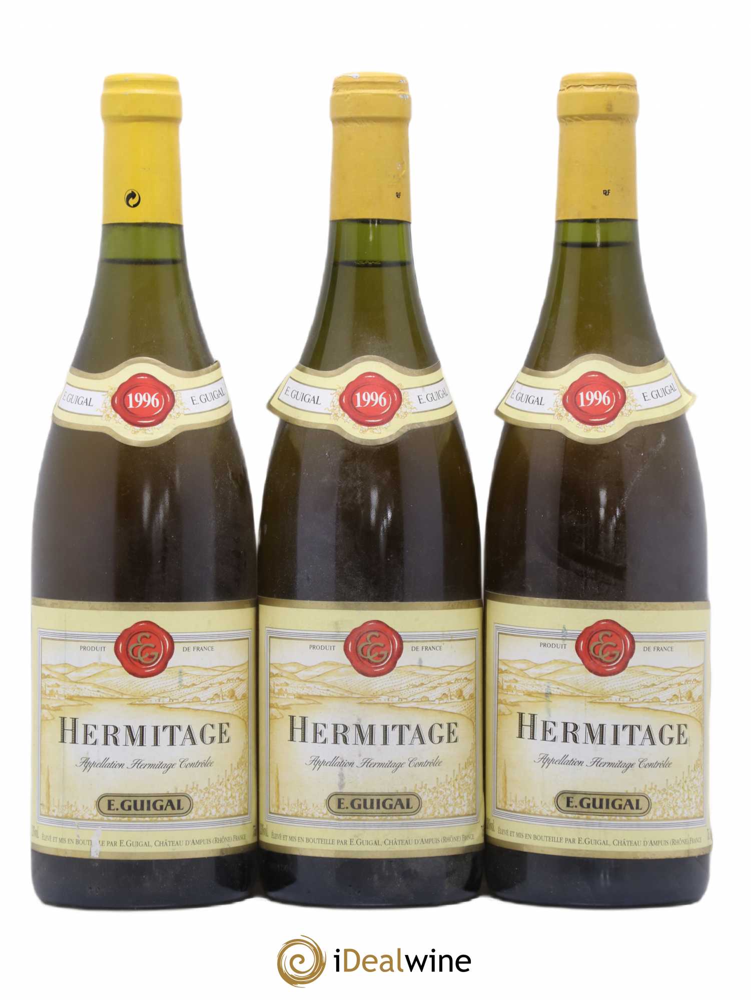 Hermitage Guigal 1996 - Lot de 3 bouteilles - 0