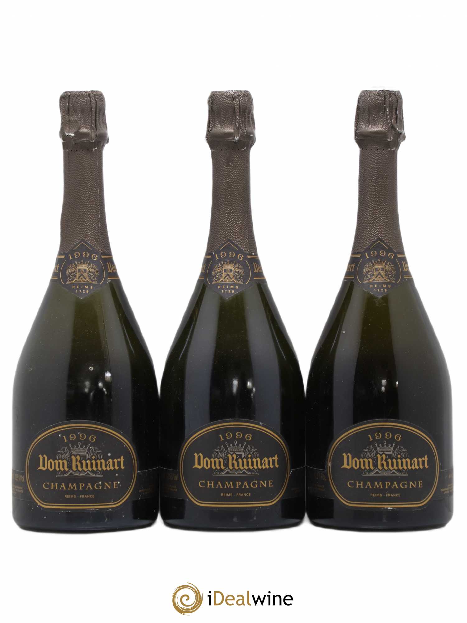Dom Ruinart Brut Ruinart Brut 1996 - Lot de 3 bouteilles - 0