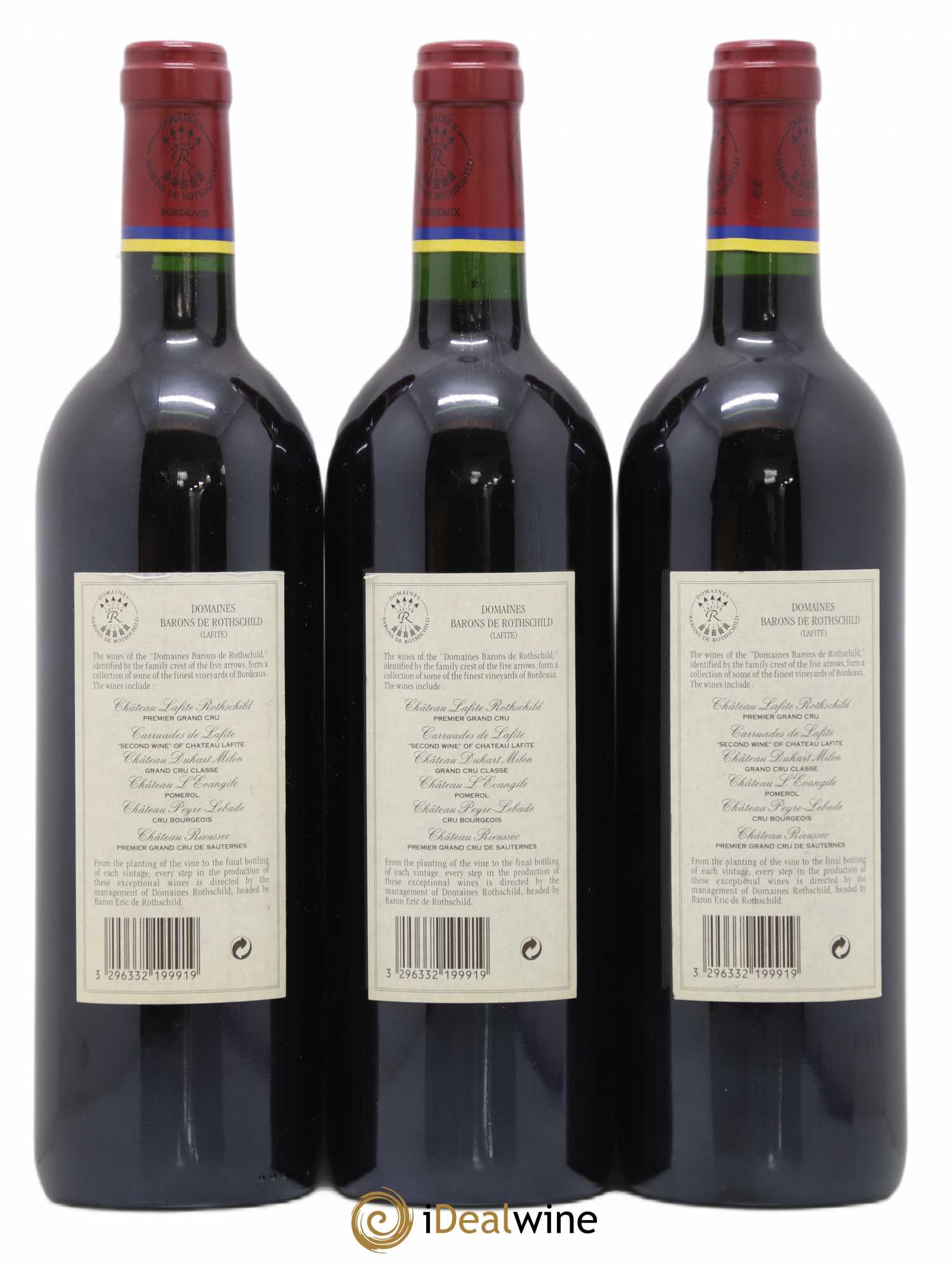 Carruades de Lafite Rothschild Second Vin 1999 - Lot de 3 bouteilles - 1