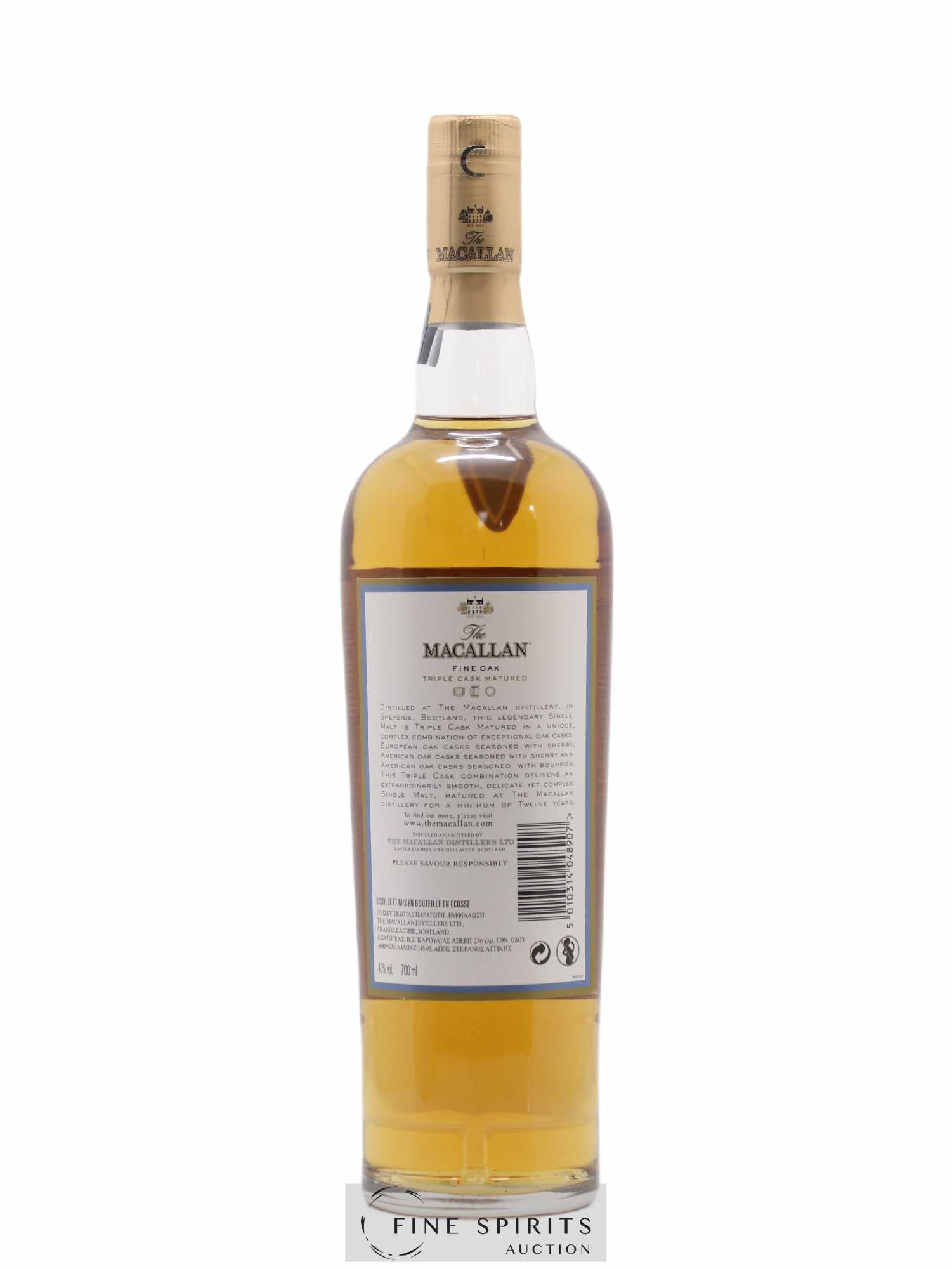 Macallan (The) 12 years Of. Fine Oak Triple Cask Matured - Posten von 1 Flasche - 2