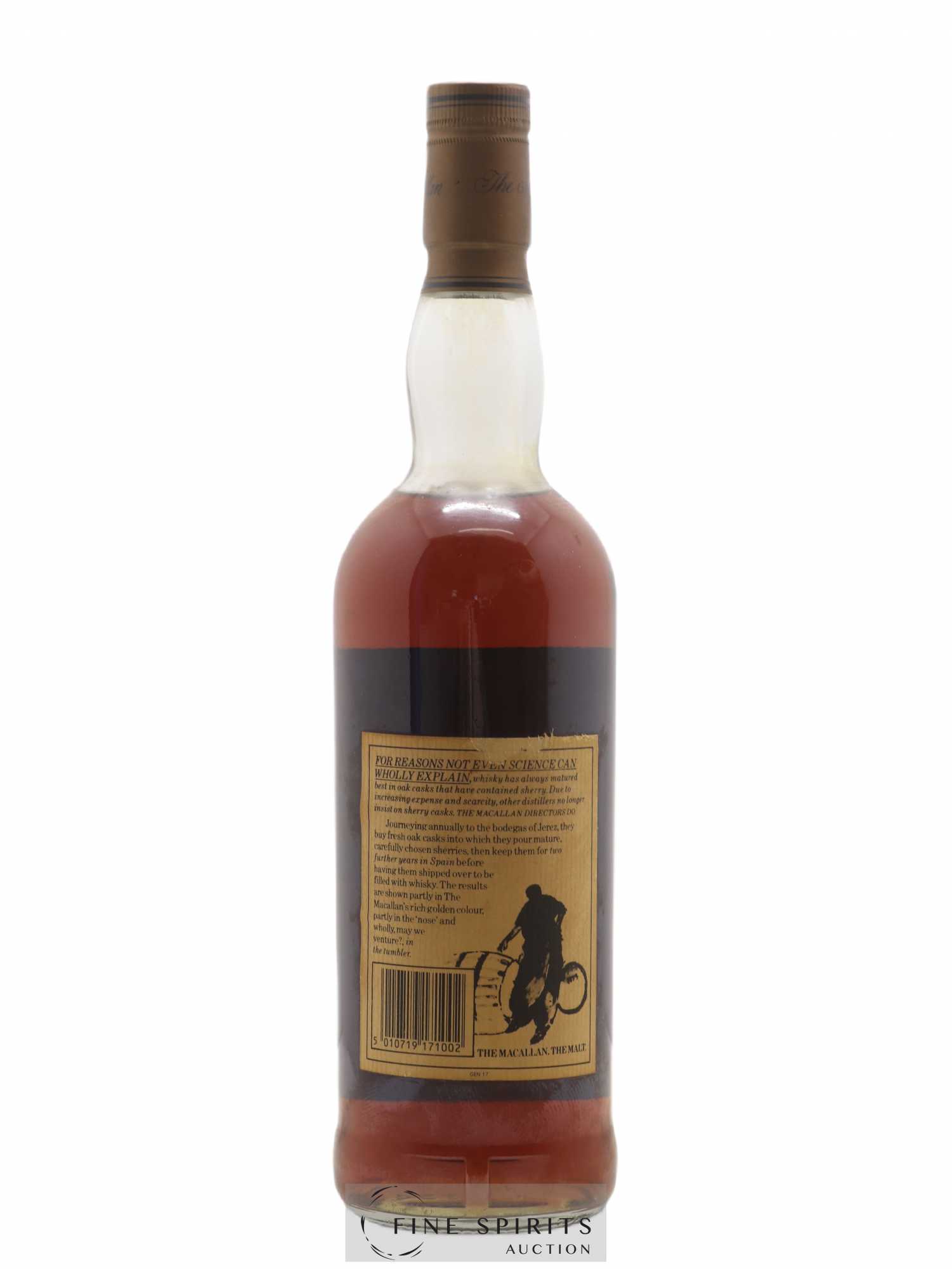 Macallan (The) 18 years 1971 Of. Sherry Wood Matured - bottled 1989 Gouin Import - Lot de 1 bouteille - 1