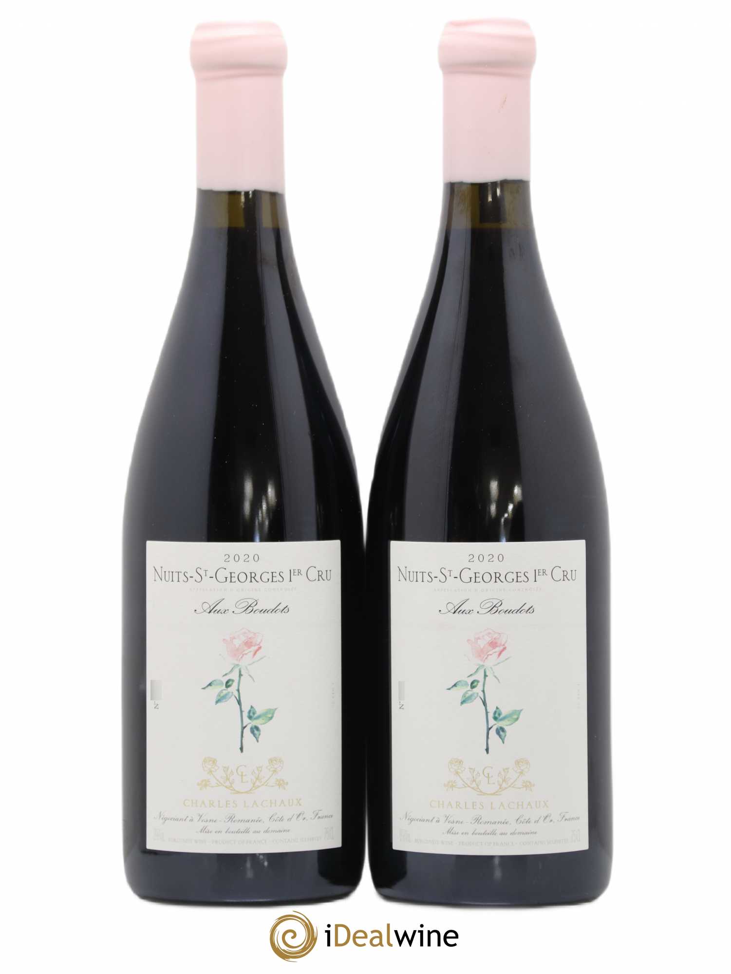 Nuits-Saint-Georges 1er Cru Aux Boudots Charles Lachaux 2020 - Lot de 2 bouteilles - 0