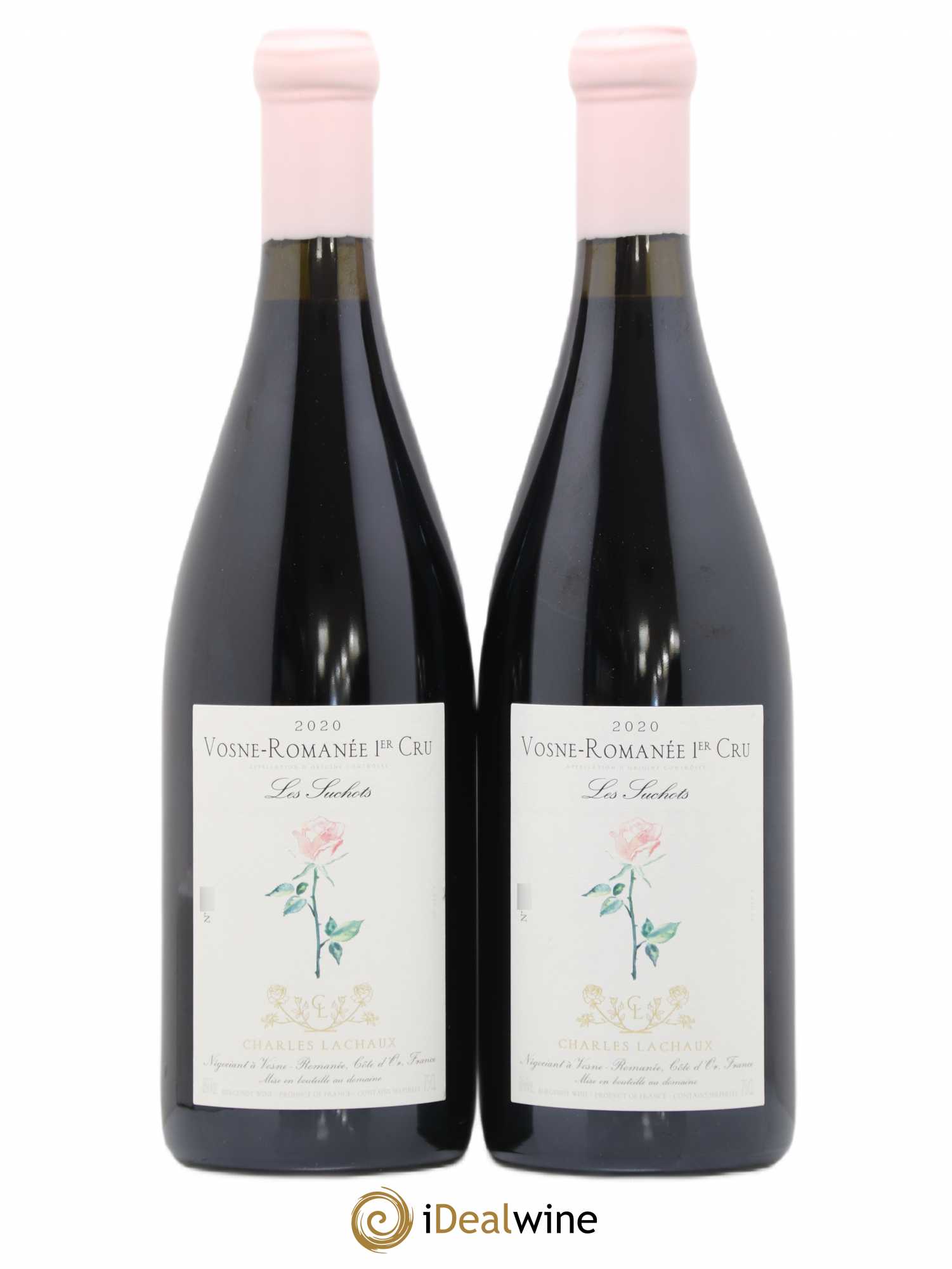 Vosne-Romanée 1er Cru Les Suchots Charles Lachaux 2020 - Lot de 2 bouteilles - 0