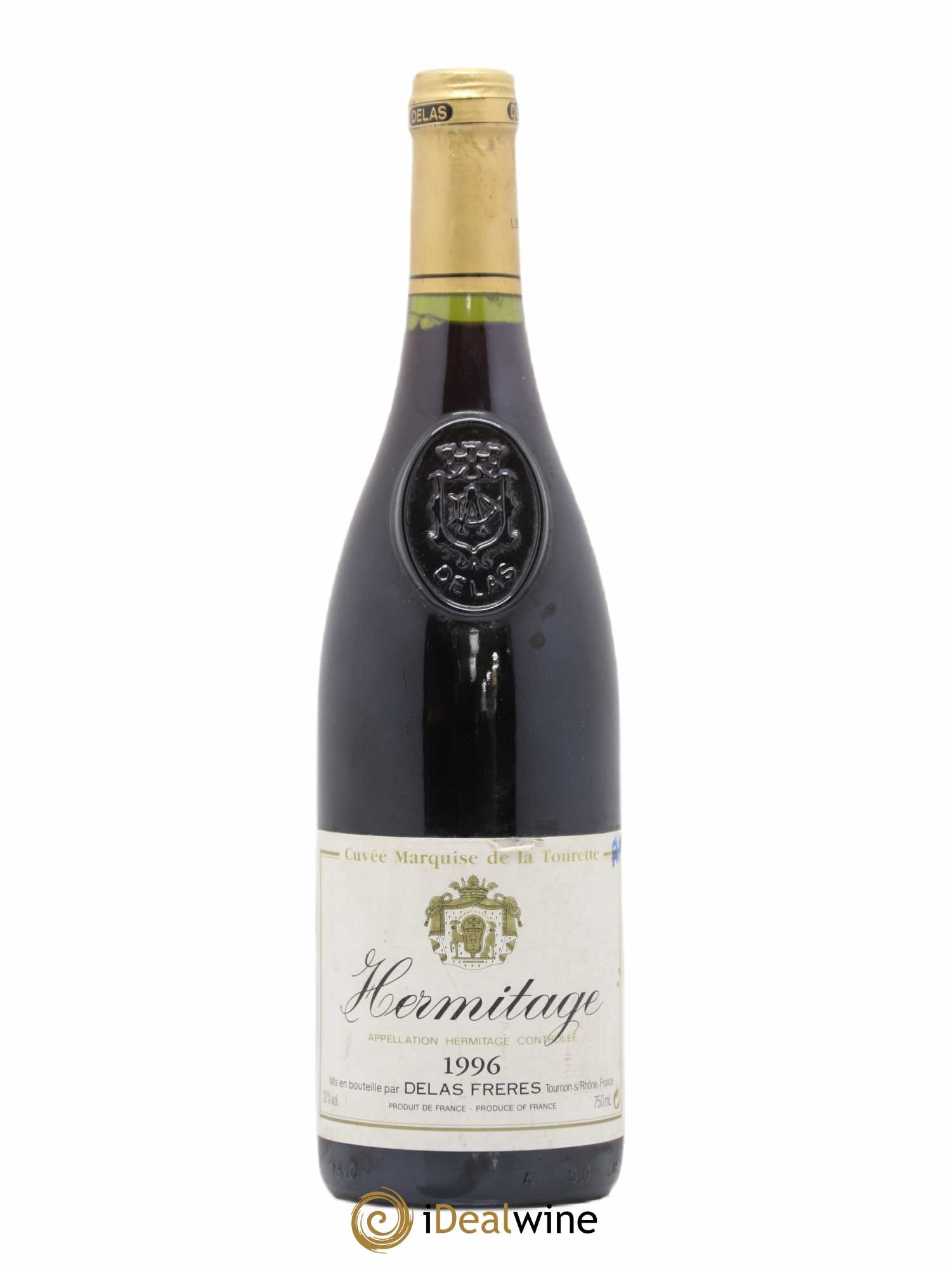 Hermitage Marquise de la Tourette Delas Frères 1996 - Lot de 1 bouteille - 0