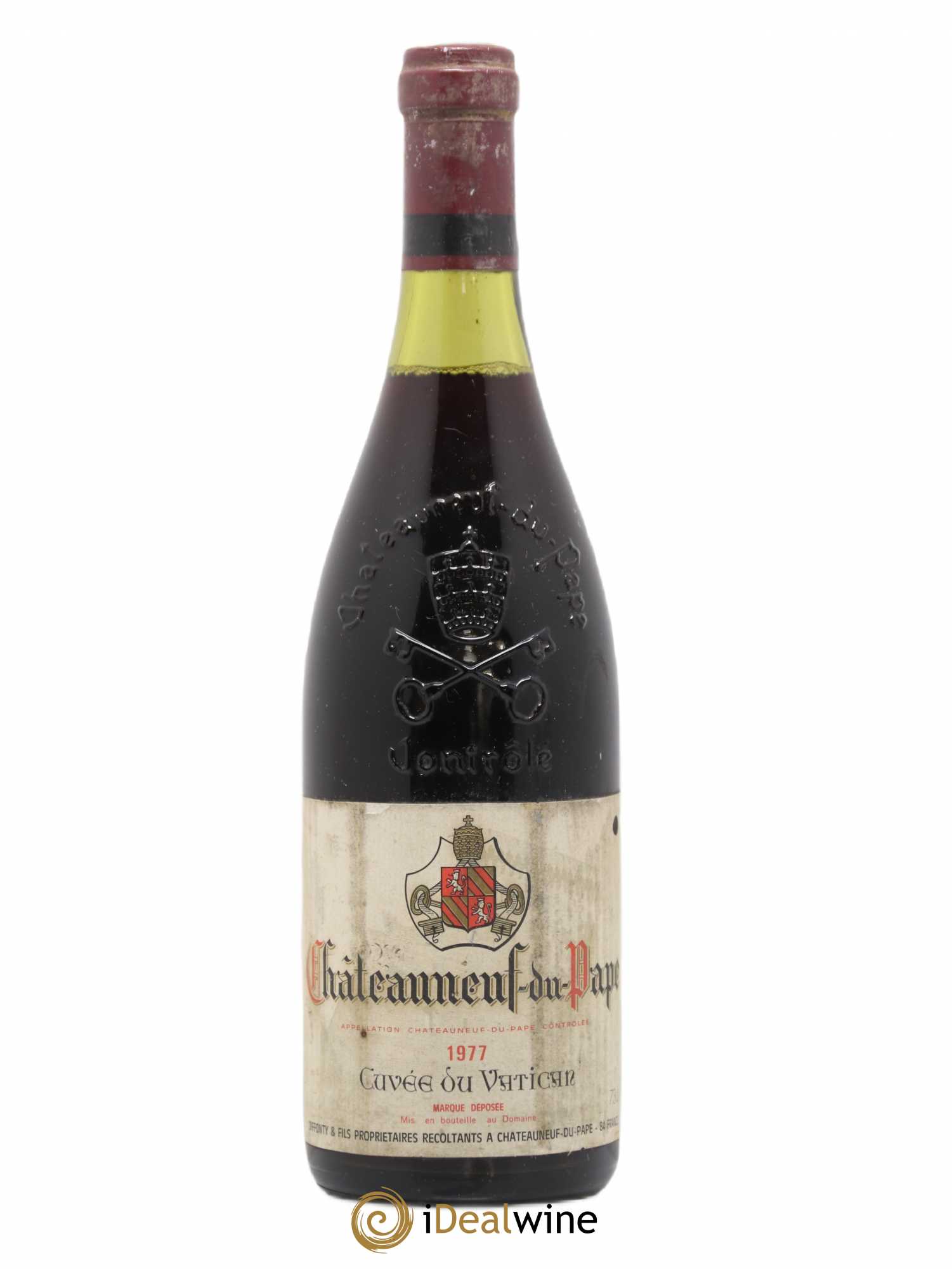 Châteauneuf-du-Pape Cuvée du Vatican Famille Diffonty 1977 - Posten von 1 Flasche - 0