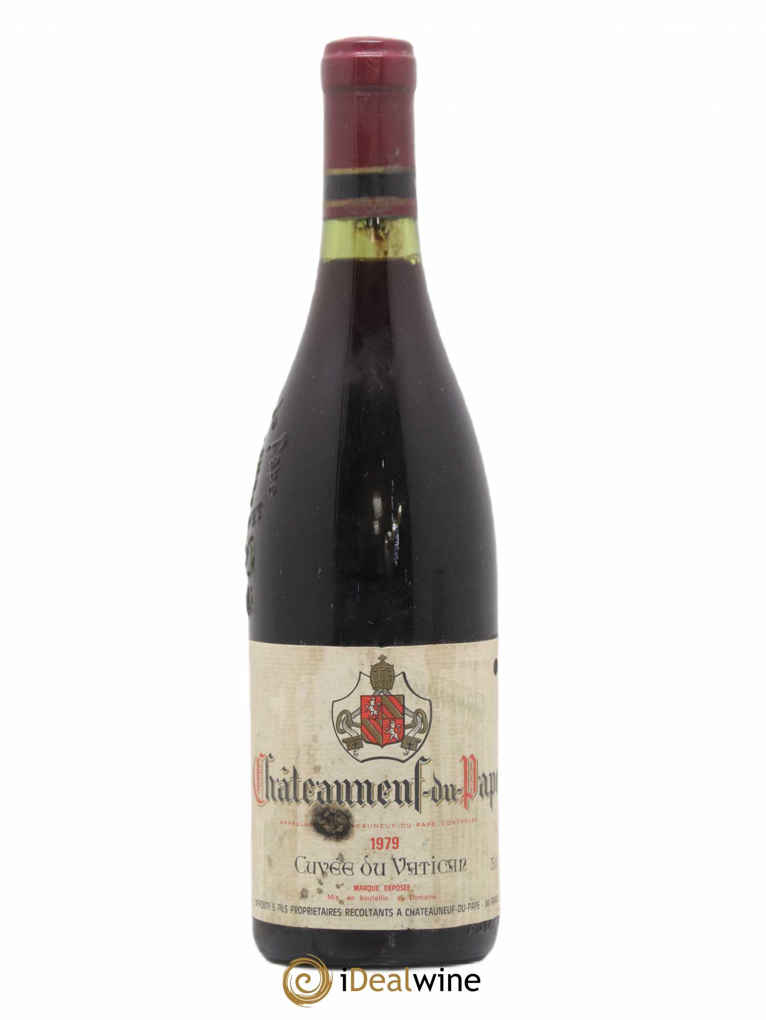 Châteauneuf-du-Pape Cuvée du Vatican Famille Diffonty 1979 - Posten von 1 Flasche - 0
