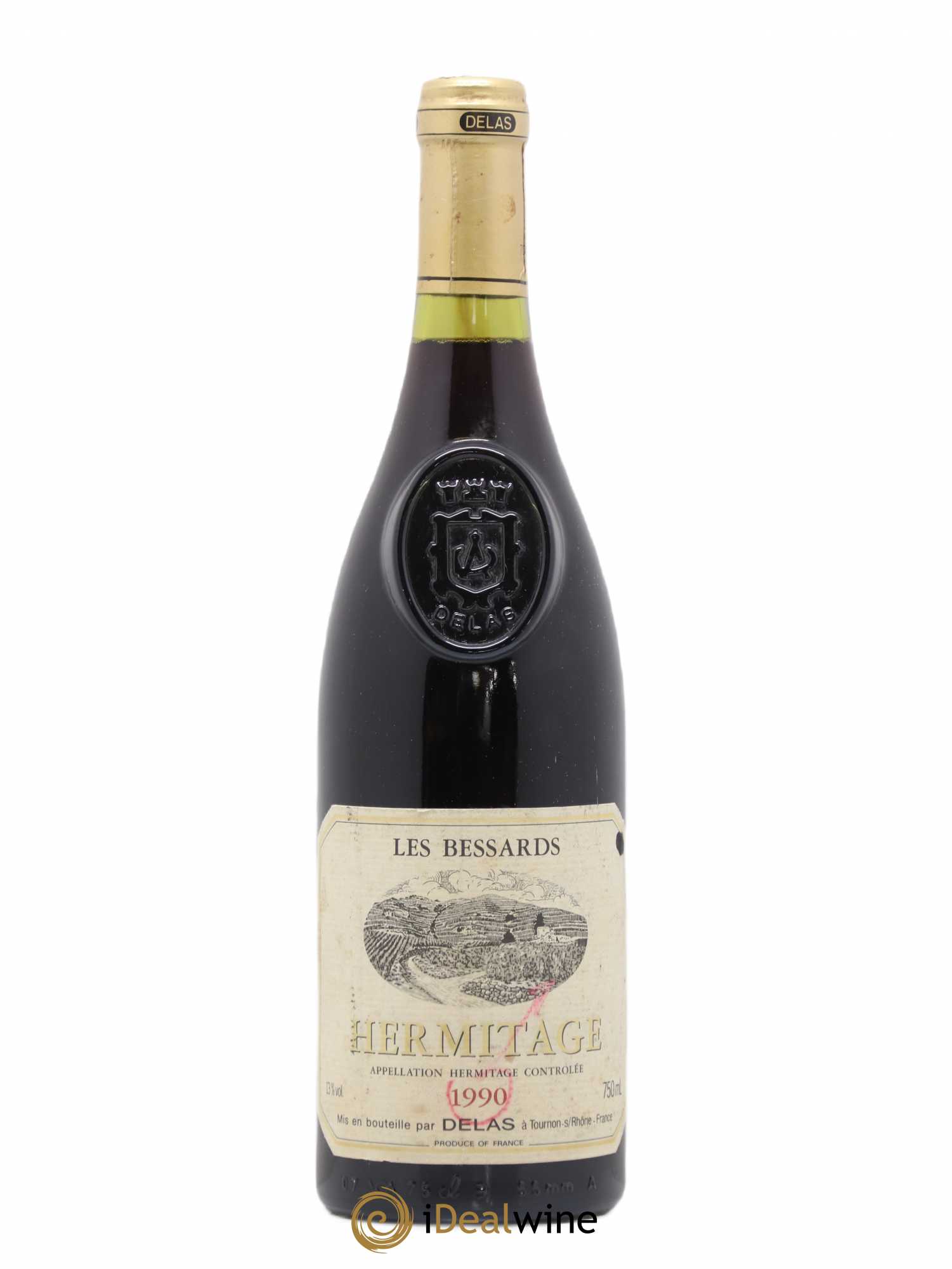Hermitage Les Bessards Delas Frères 1990 - Lot de 1 bouteille - 0